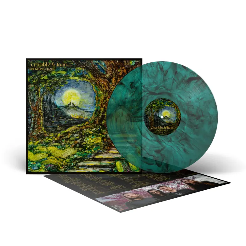 HOWLING GIANT - Crucible & Ruin · PETROL GREEN/BLACK LP (Psychedelic Rock/Doom Rock Vinyl) · Bild 2