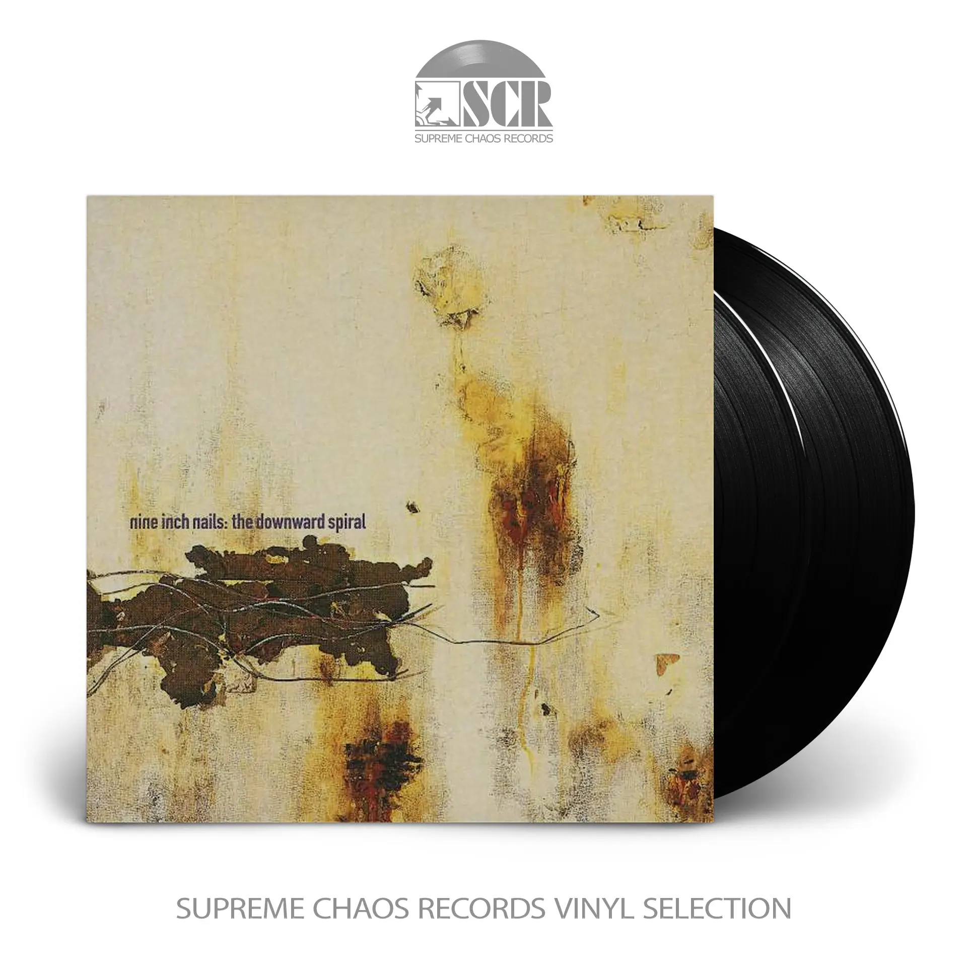 NINE INCH NAILS - The Downward Spiral · BLACK 2LP (Industrial Vinyl)