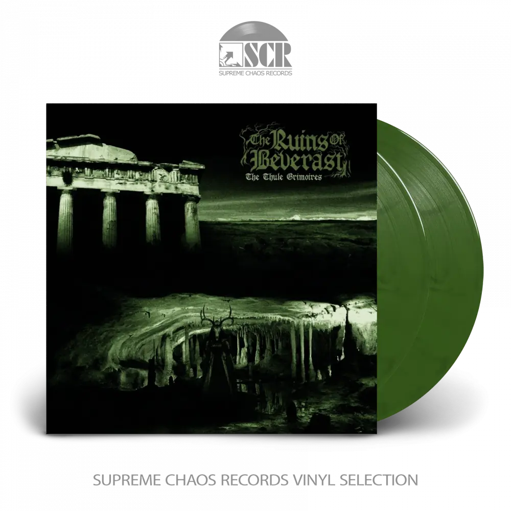 THE RUINS OF BEVERAST - The Thule Grimoires · GREEN/BLACK 2LP THE RUINS OF BEVERAST - The Thule Grimoires · GREEN/BLACK 2LP (Black Metal Vinyl)