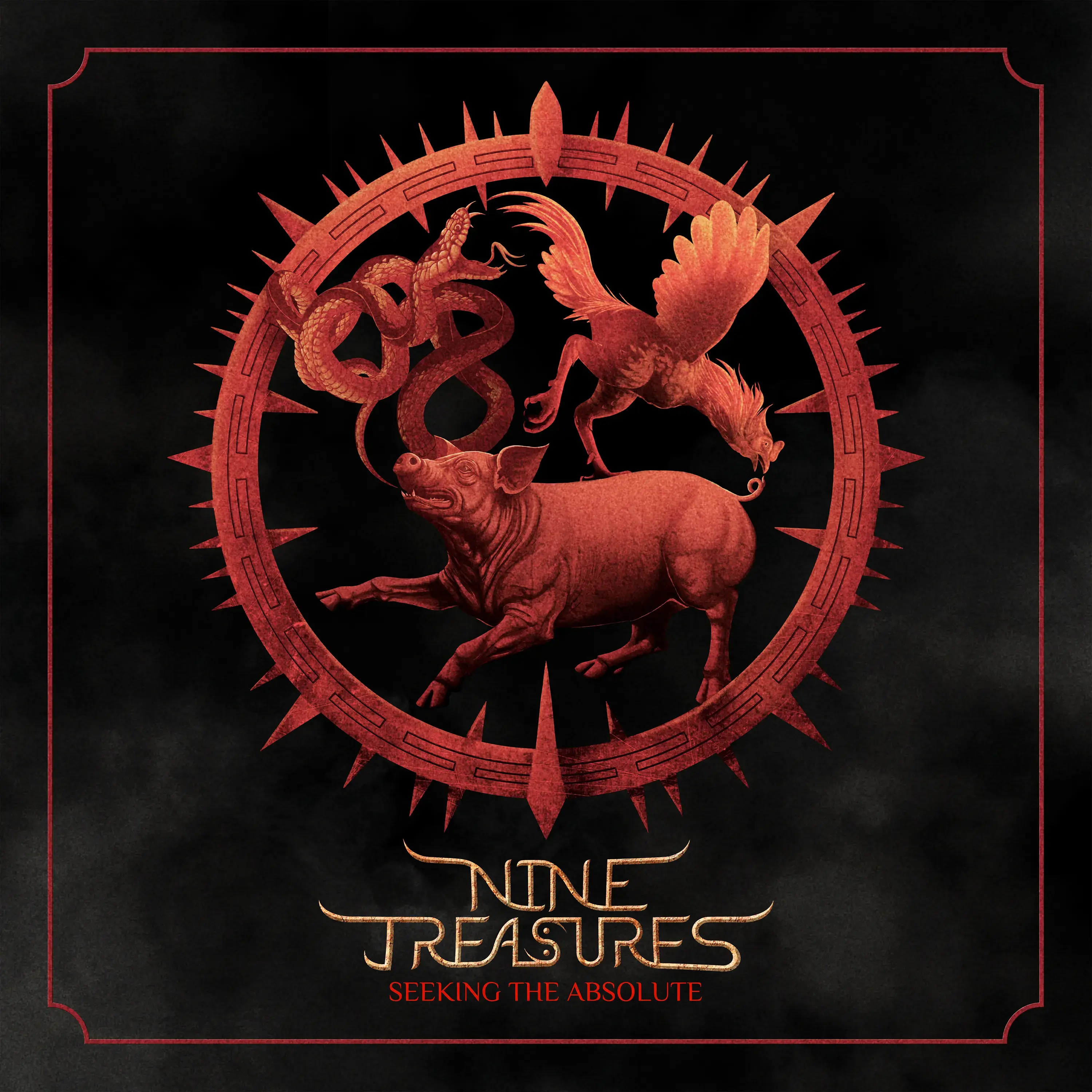 NINE TREASURES - Seeking The Absolute · BLACK LP (Heavy Metal Vinyl) · Bild 1