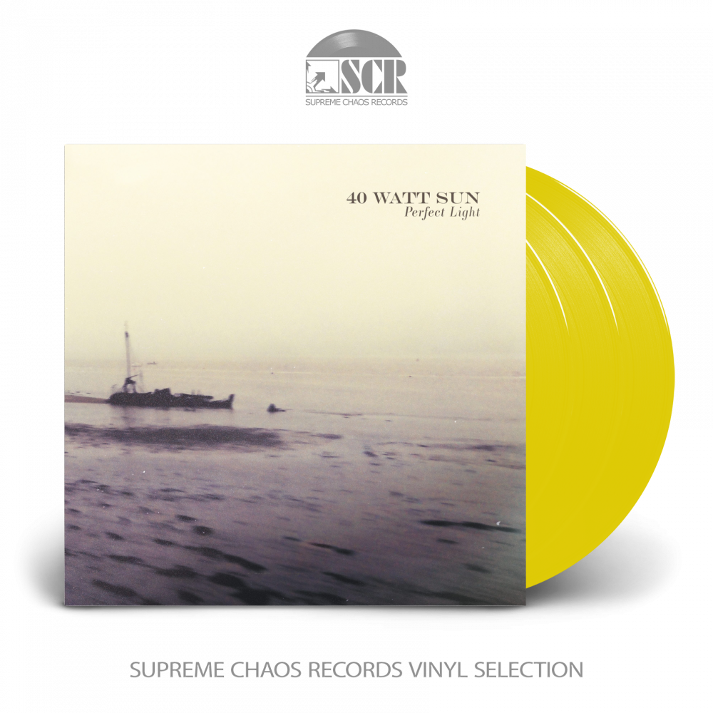 40 WATT SUN - Perfect Light · YELLOW 3LP (Acoustic/Alternative Rock Vinyl)