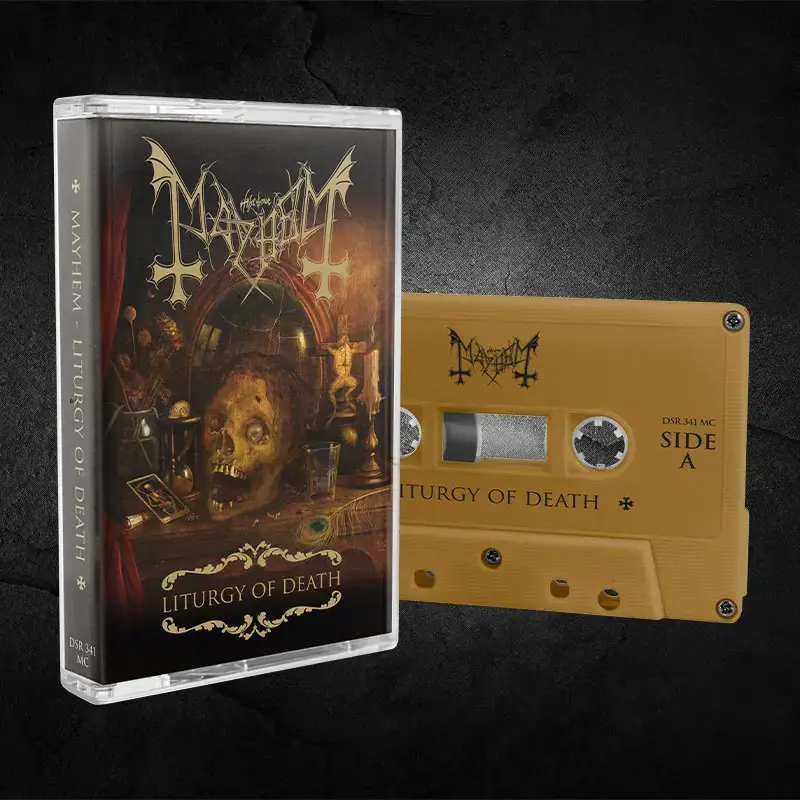 MAYHEM · Liturgy Of Death | GOLDEN TAPE MAYHEM · Liturgy Of Death | GOLDEN TAPE (Black Metal Tapes)