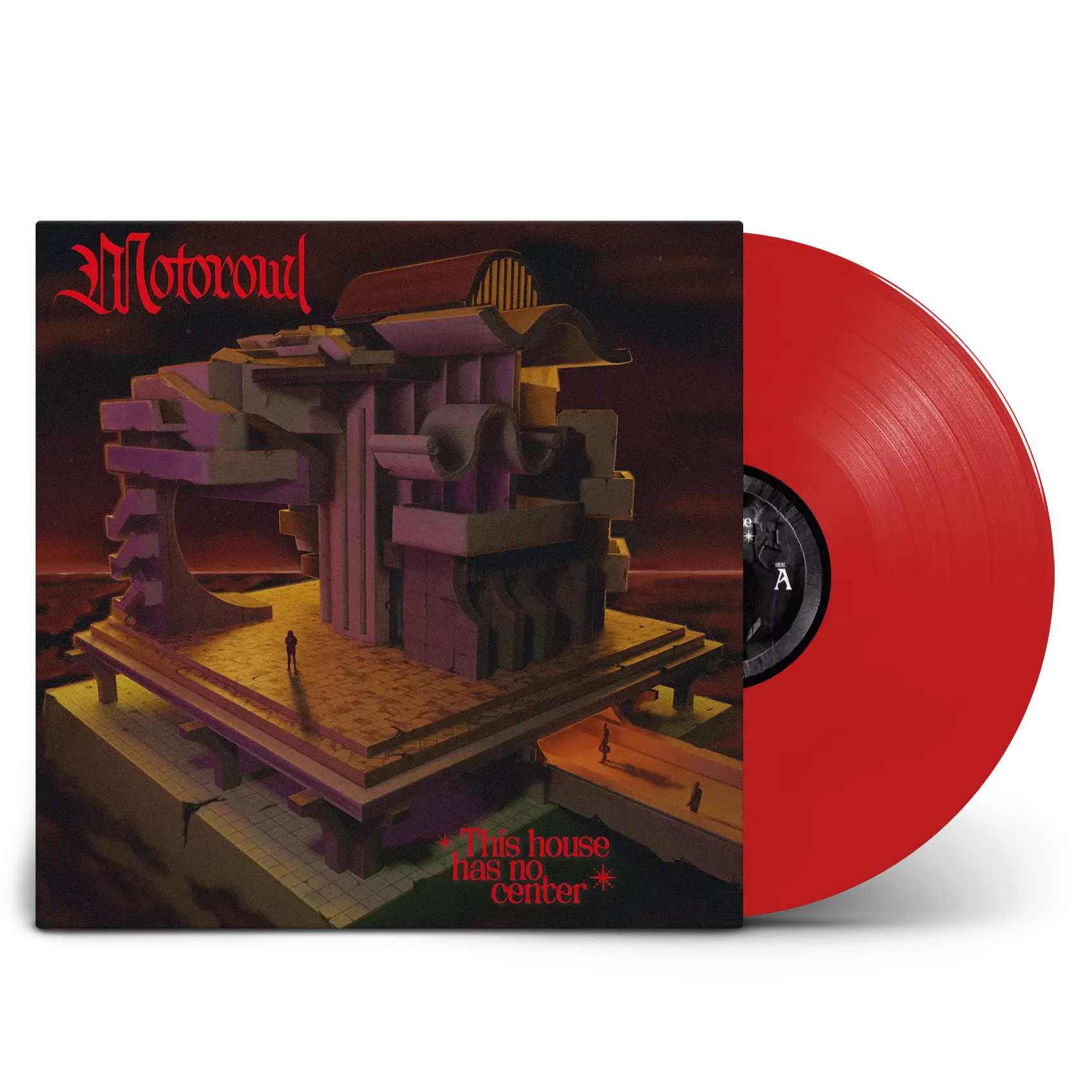 MOTOROWL - This House has no Center · RED LP MOTOROWL - This House has no Center · RED LP (Doom Rock/Hardrock/Doom Metal Vinyl)