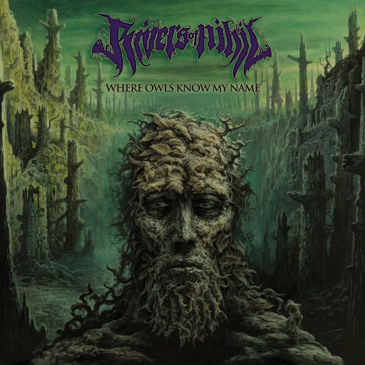 RIVERS OF NIHIL - Where Owls Know My Name · BLACK 2LP (Progressive Metal/Doom Metal/Death Metal Vinyl) · Bild 1