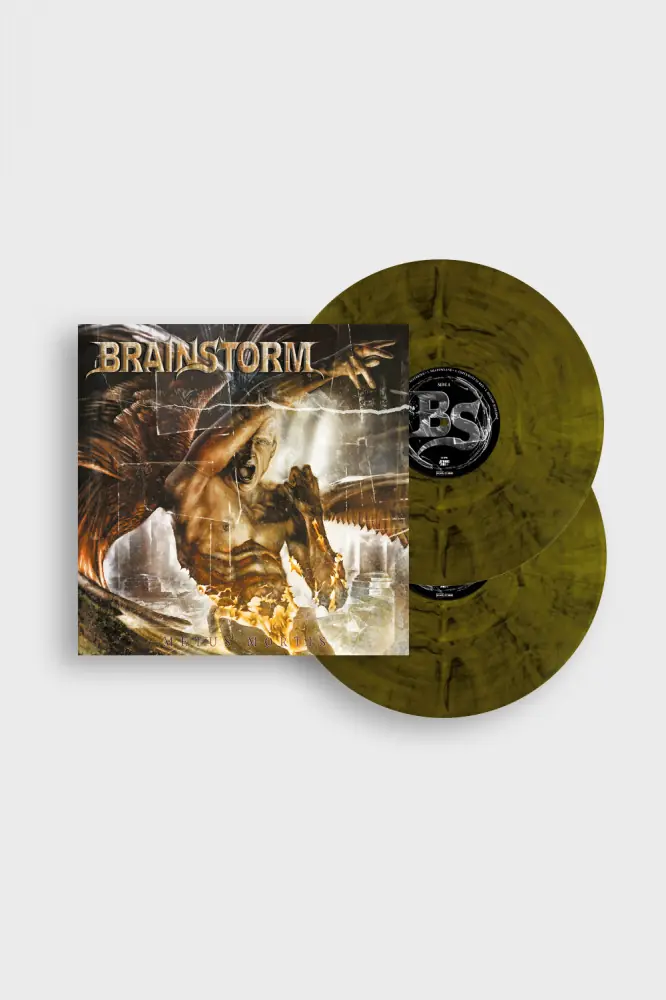 BRAINSTORM · Metus mortis | YELLOW/BLACK MARBLED DLP (Heavy Metal Vinyl)