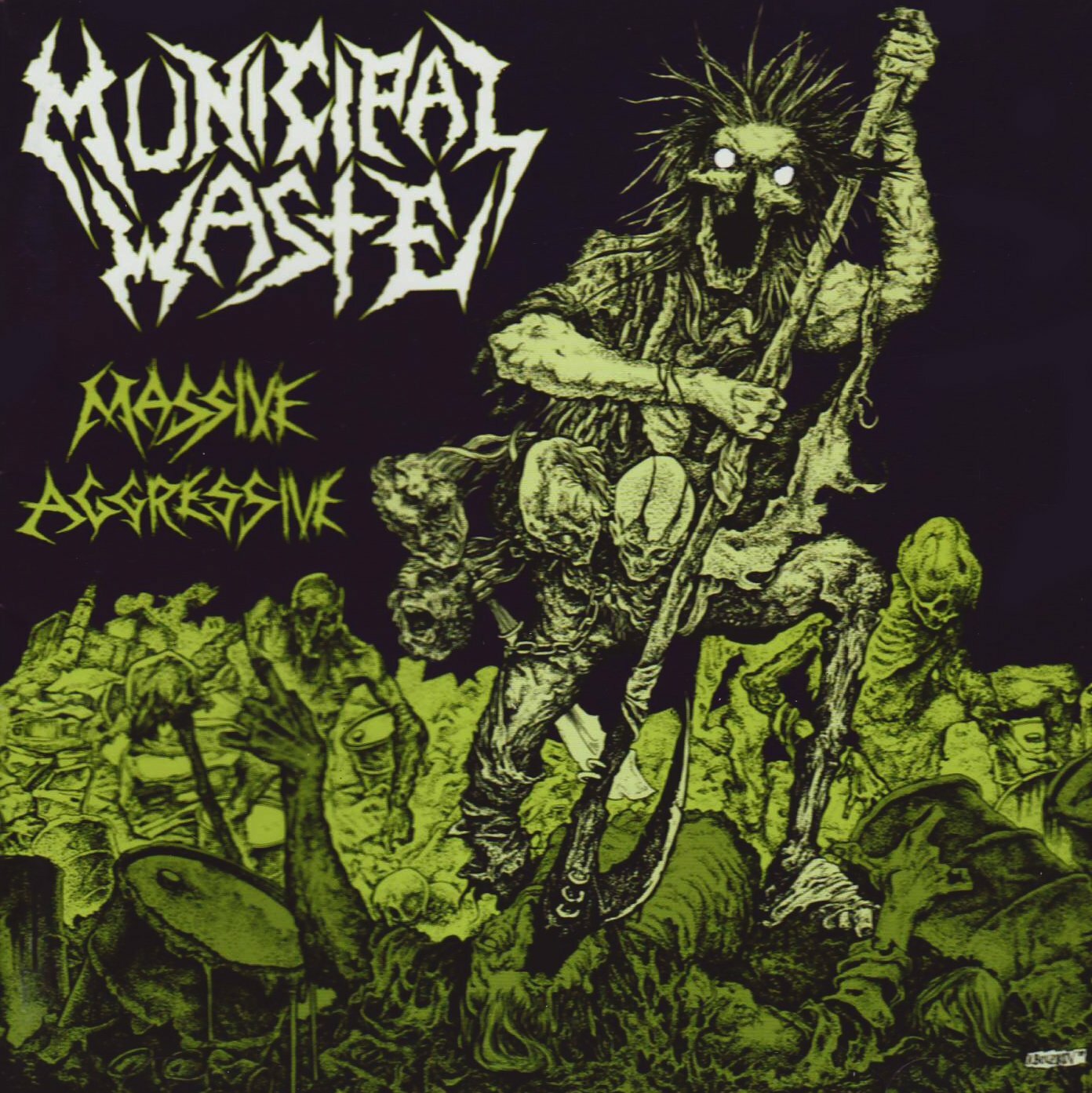 MUNICIPAL WASTE - Massive Aggressive · PICTURE PICDISC MUNICIPAL WASTE - Massive Aggressive · PICTURE PICDISC (Thrash Metal Vinyl)
