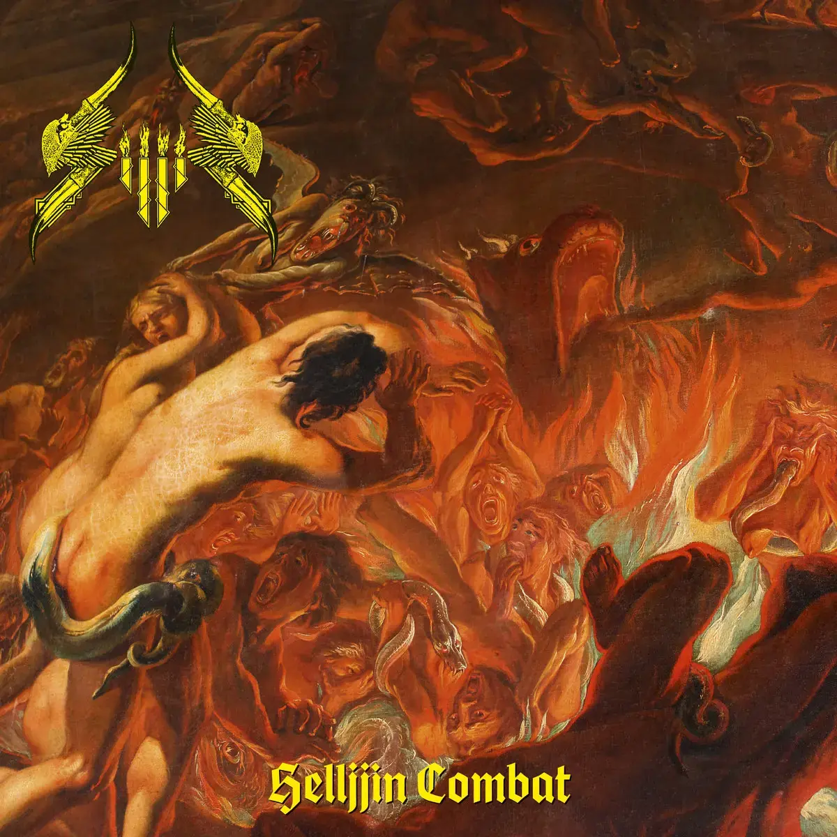 SIJJIN · Helljjin Combat | BLACK LP (Death Metal/Black Metal/Thrash Metal Vinyl) · Bild 1