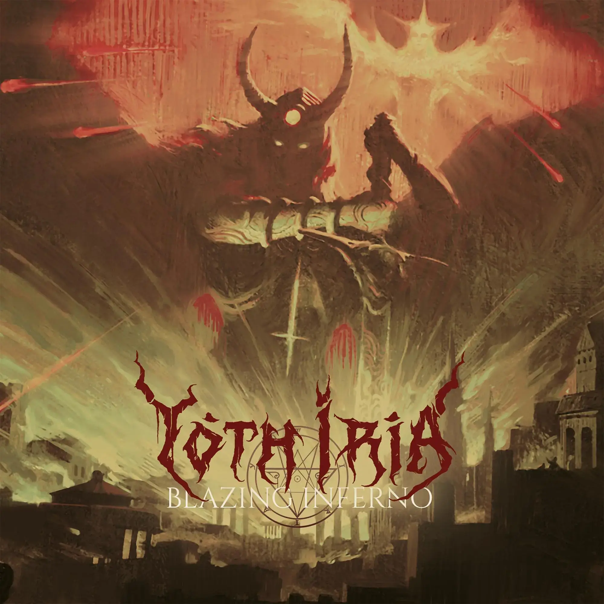 YOTH IRIA - Blazing Inferno · RED LP (Black Metal Vinyl) · Bild 1