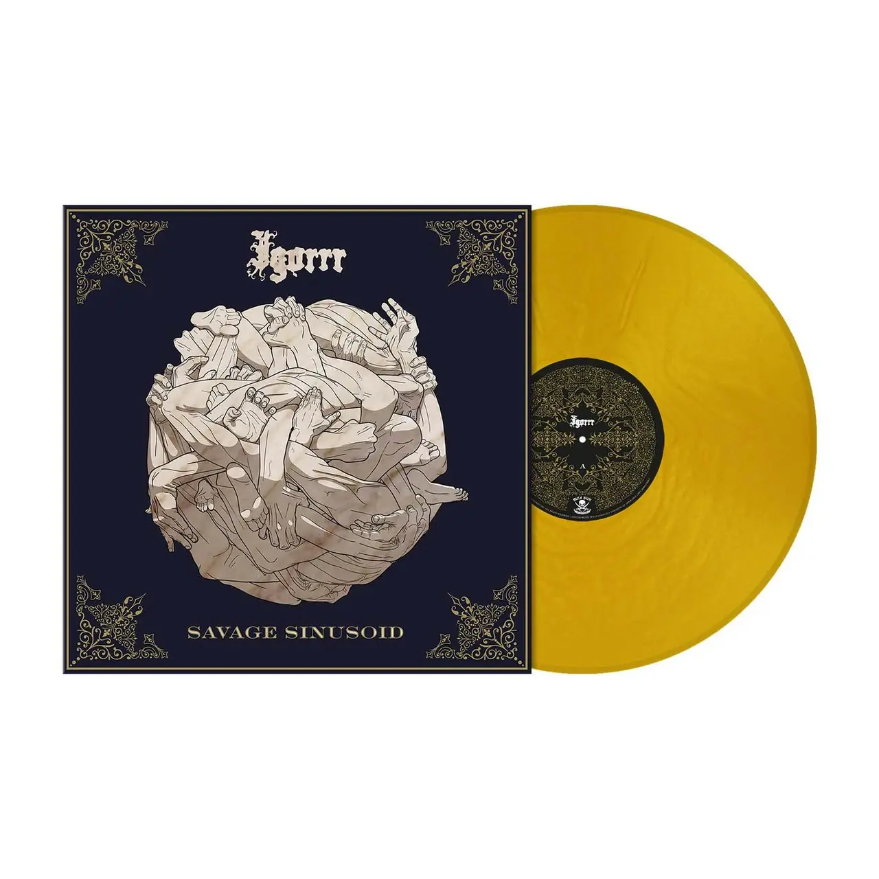 IGORRR - Savage Sinusoid · TRANSPARENT GOLD METALLIC LP (Experimental Metal Vinyl)