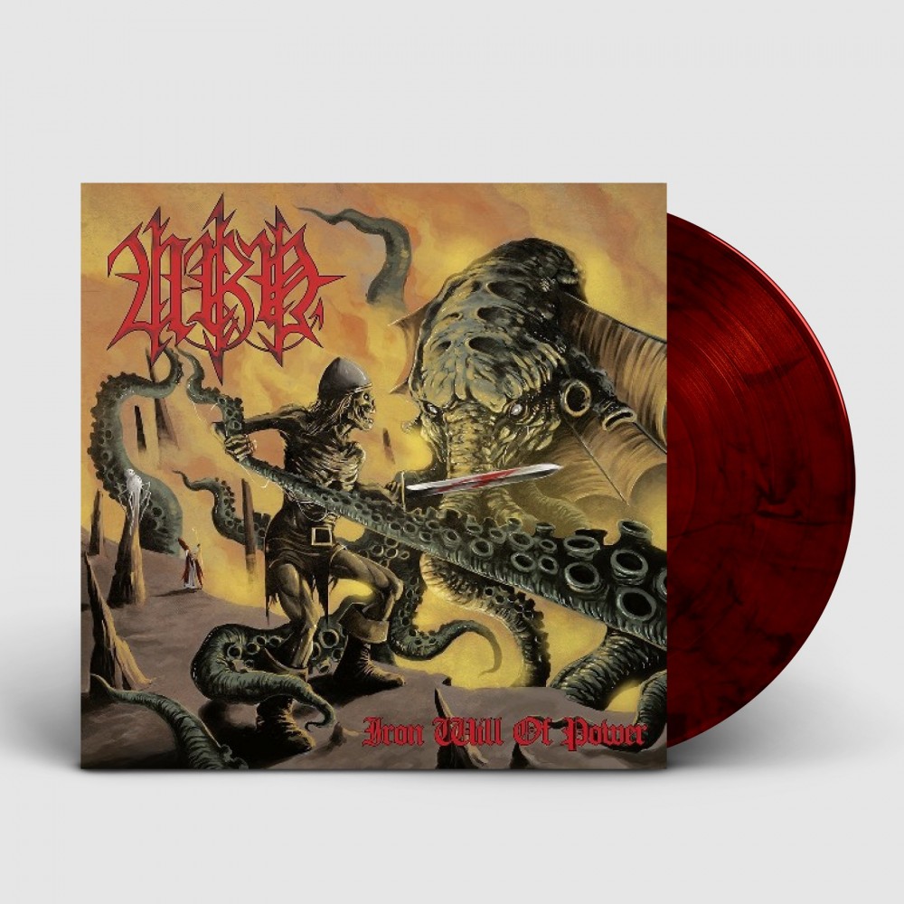 URN · Iron Will Of Power | RED/BLACK LP (Black Metal Vinyl)