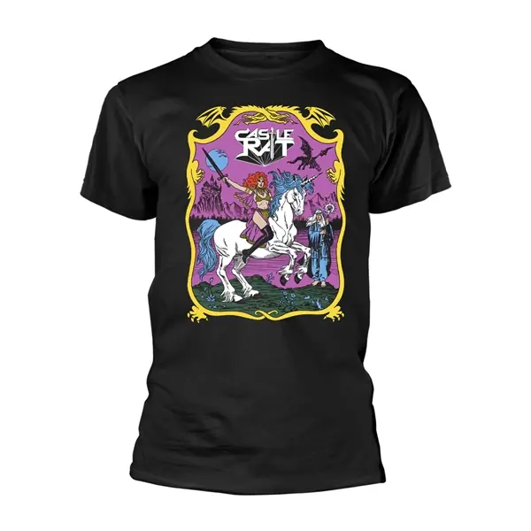 CASTLE RAT · Unicorn Rider | T-SHIRT CASTLE RAT · Unicorn Rider | T-SHIRT (Doom Metal/Heavy Metal/Epic Metal Clothes)