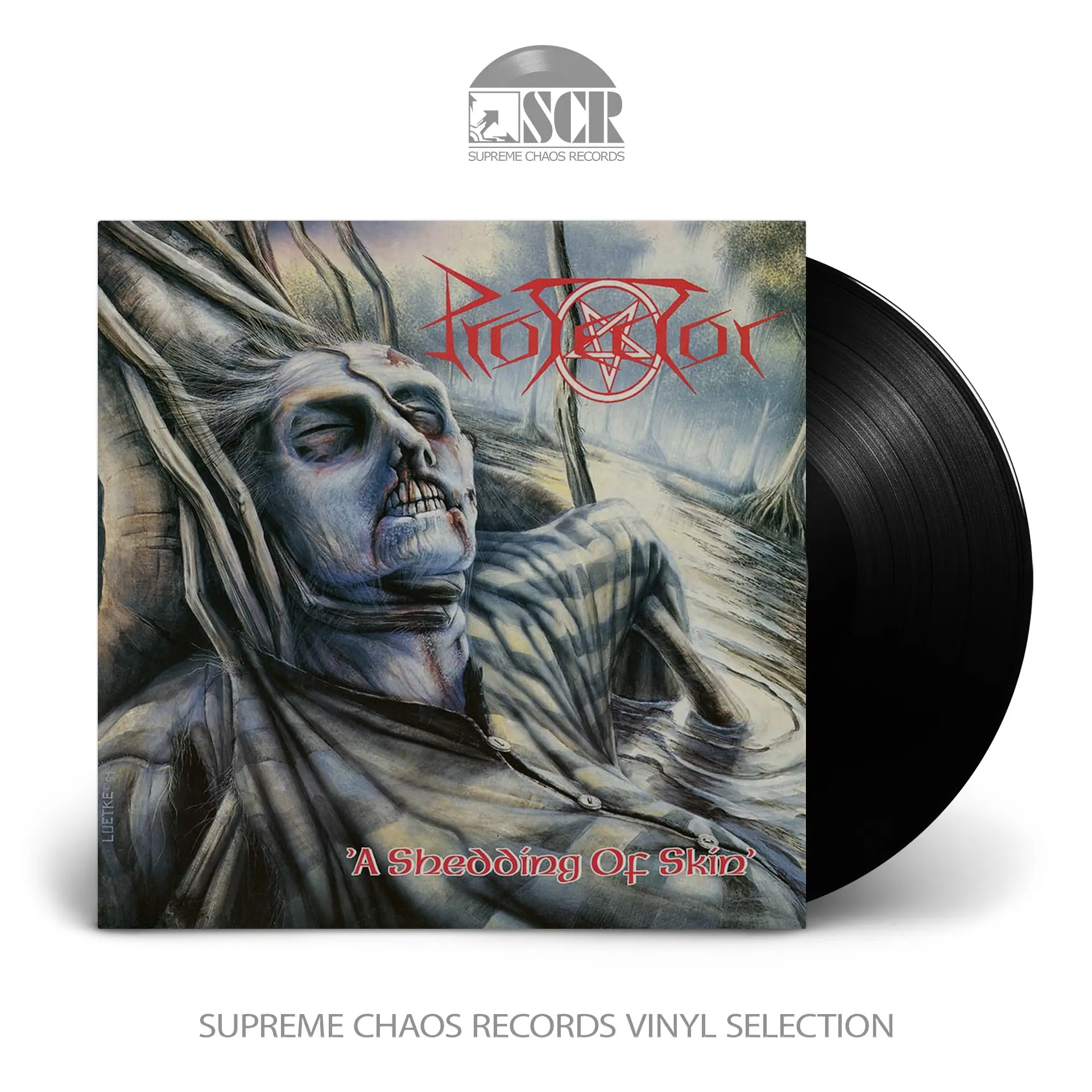 PROTECTOR - A Shedding Of Skin · BLACK LP (Thrash Metal Vinyl)