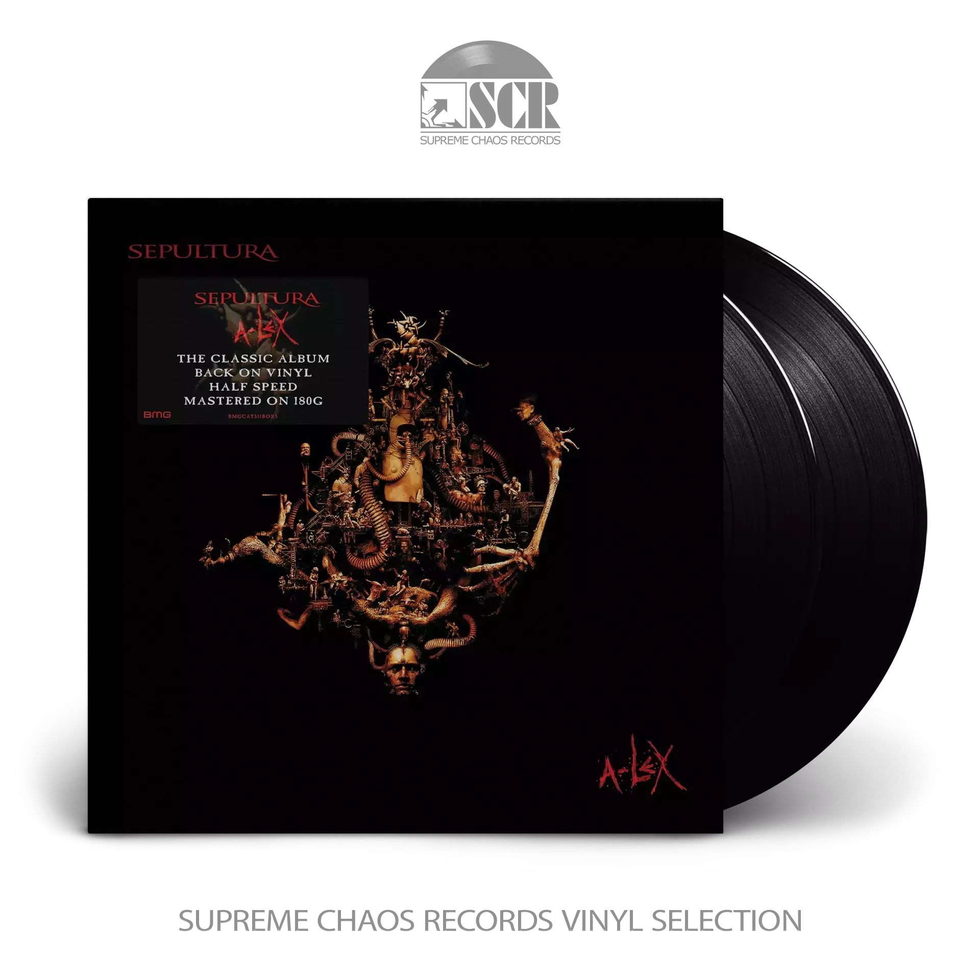 SEPULTURA · A-Lex (Half Speed Mastering) | BLACK 2LP SEPULTURA · A-Lex (Half Speed Mastering) | BLACK 2LP (Thrash Metal Vinyl)