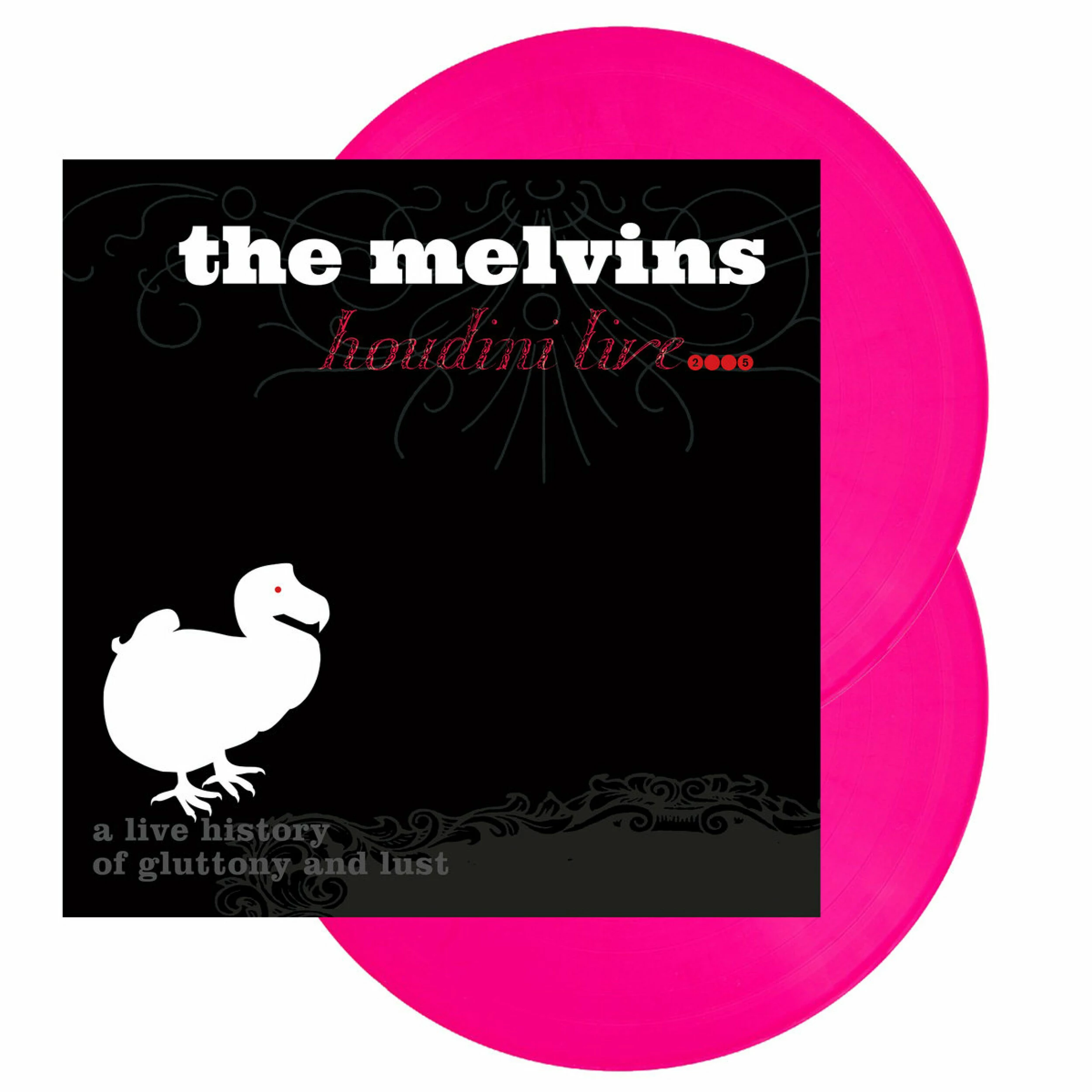 MELVINS - Houdini Live 2005 · HOT PINK DOUBLE VINYL MELVINS - Houdini Live 2005 · HOT PINK DOUBLE VINYL (Alternative Rock Vinyl)