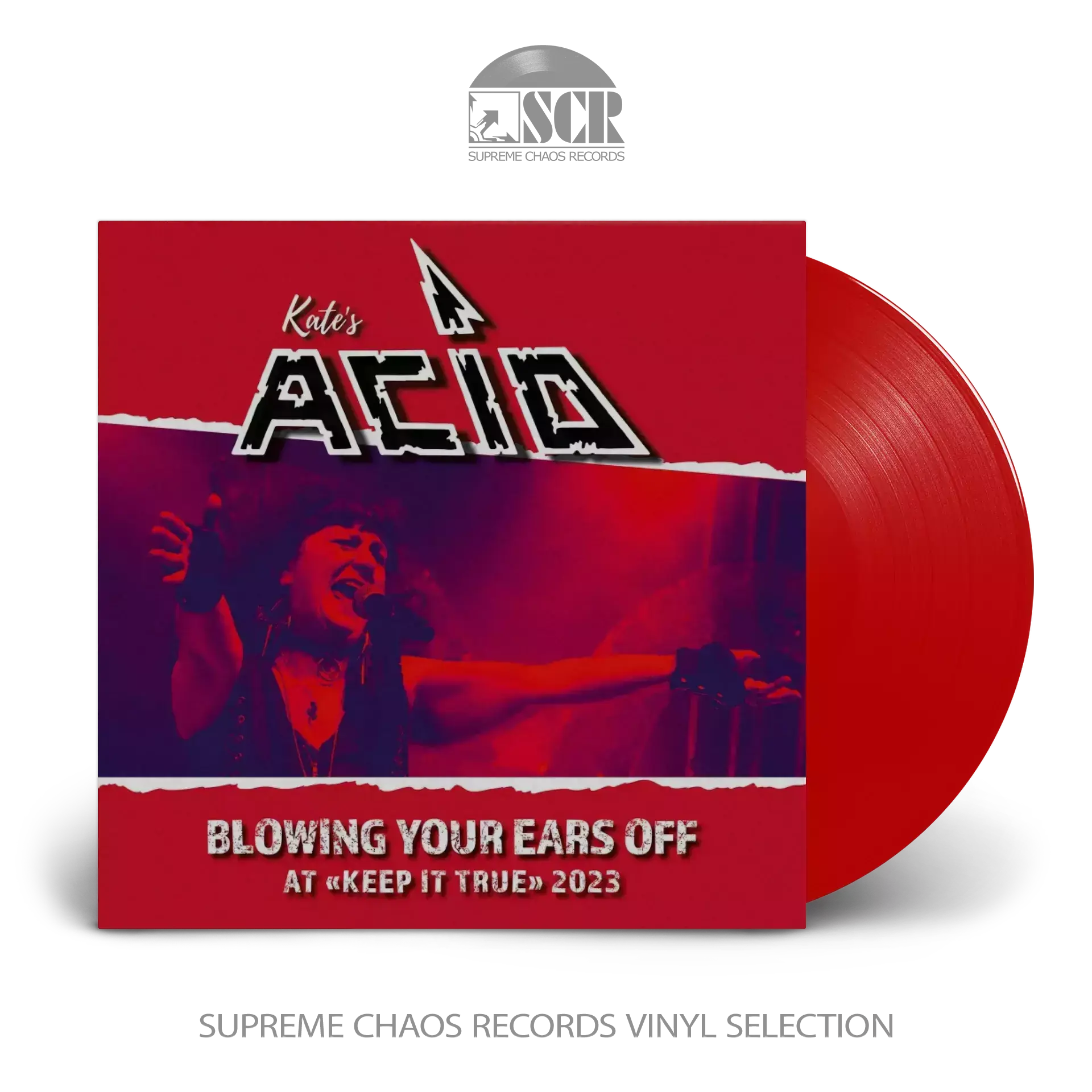 KATE'S ACID · Blowing Your Ears Off | RED LP (Thrash Metal Vinyl)