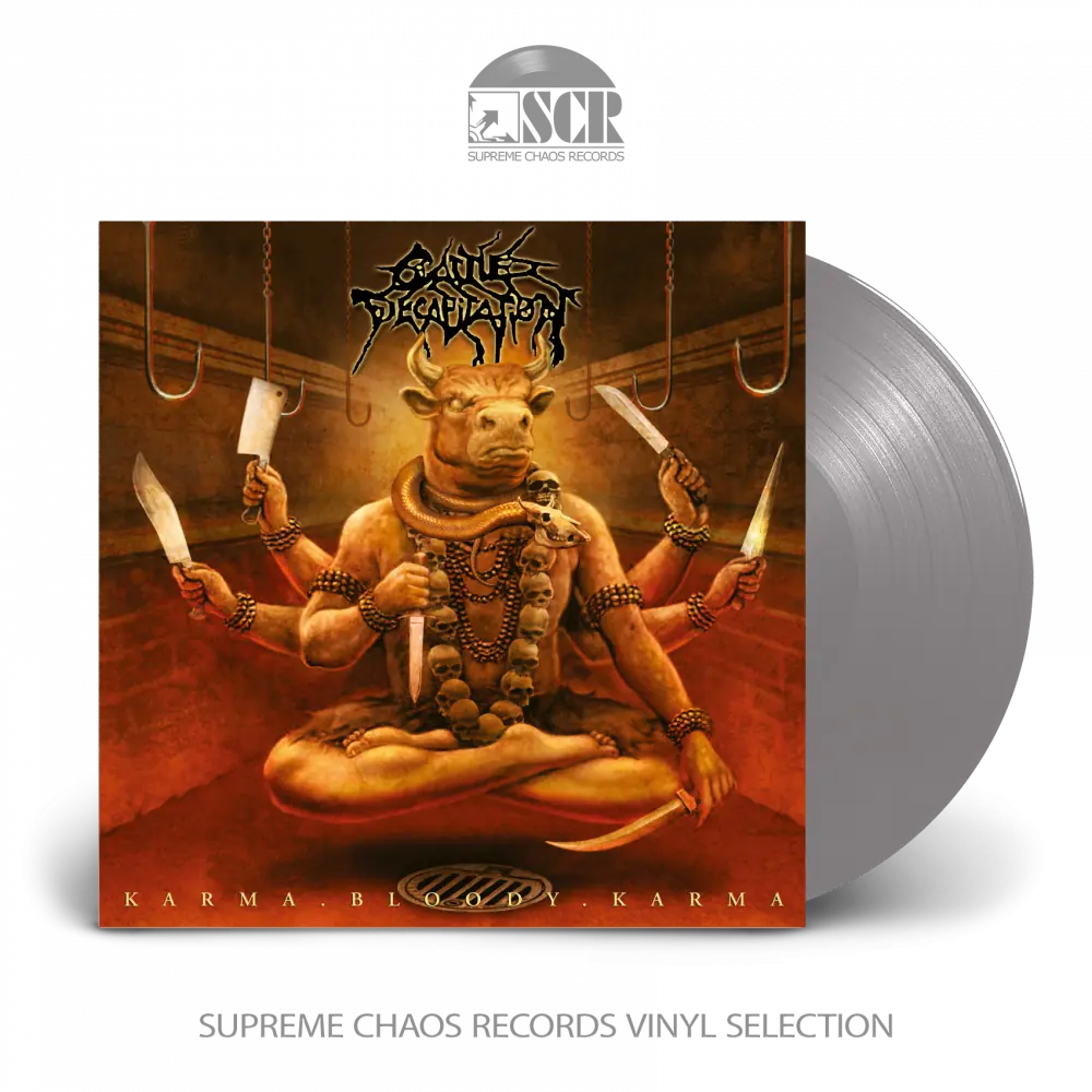 CATTLE DECAPITATION · Karma.Bloody.Karma | SILVER LP CATTLE DECAPITATION · Karma.Bloody.Karma | SILVER LP (Death Metal Vinyl)