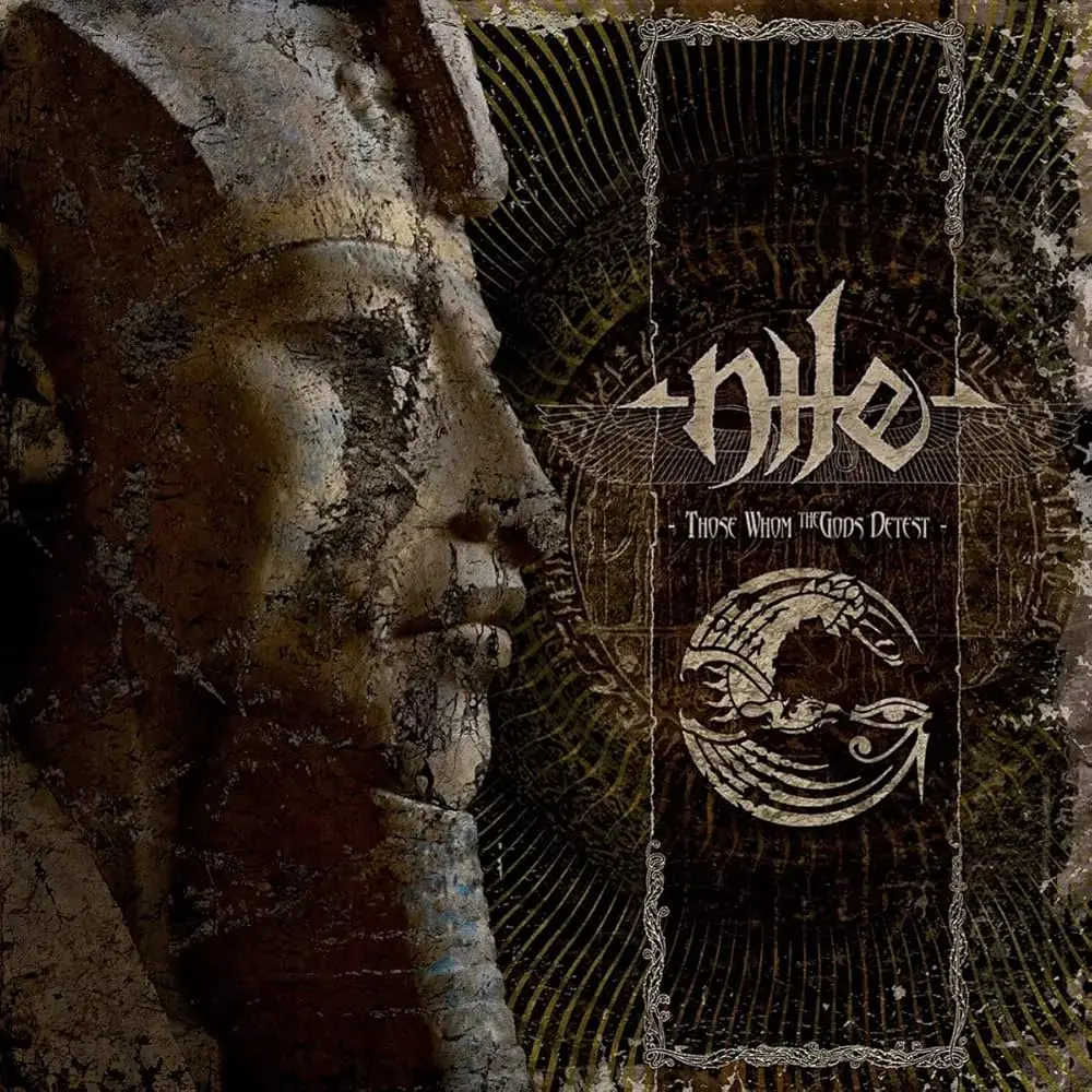 NILE - Those Whom The Gods Detest · GOLD NUGGET SWIRL 2LP · Bild 2 NILE - Those Whom The Gods Detest · GOLD NUGGET SWIRL 2LP (Technical Death Metal Vinyl) · Bild 2