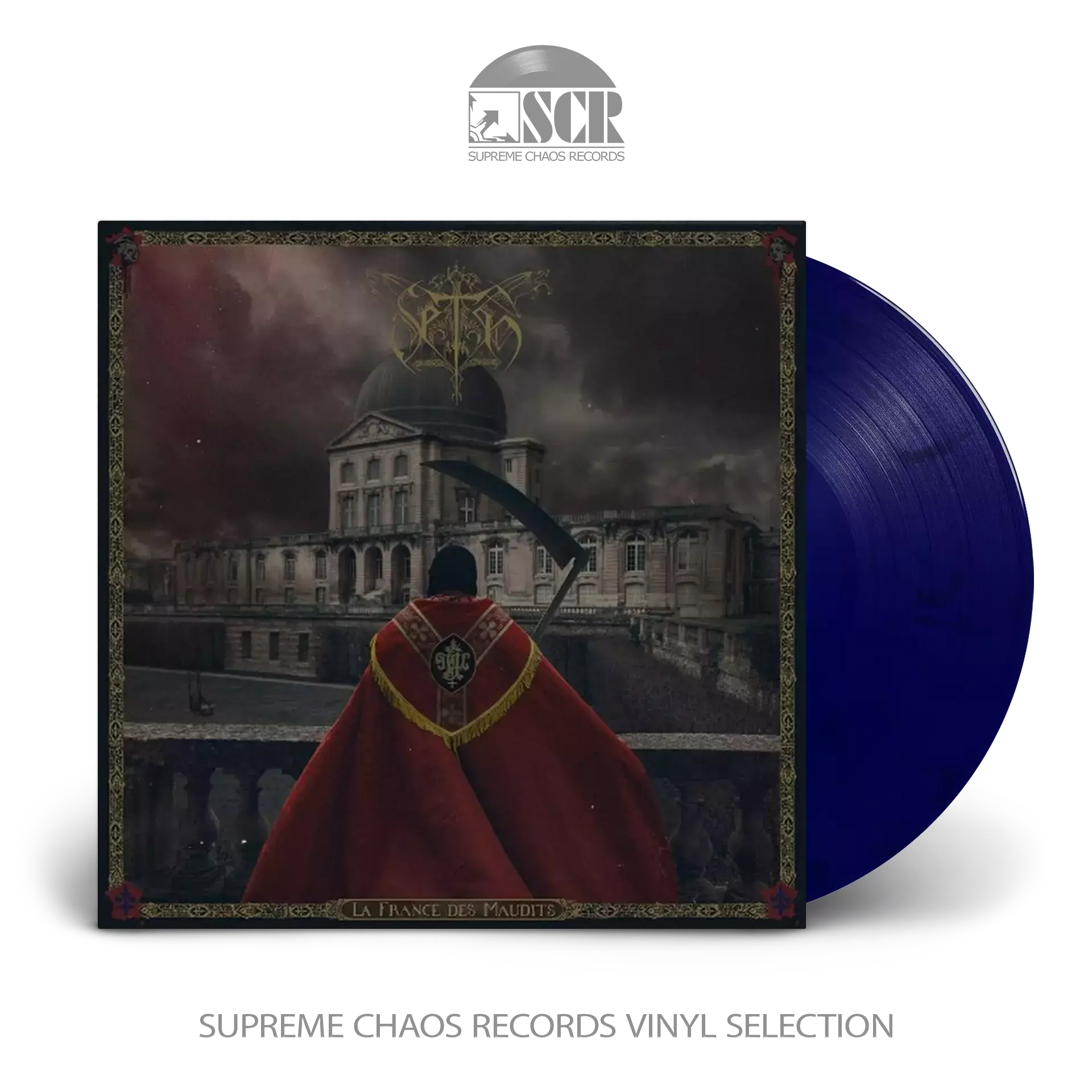 SETH · La France des Maudits | BLUE/BLACK MARBLED LP SETH · La France des Maudits | BLUE/BLACK MARBLED LP (Black Metal Vinyl)