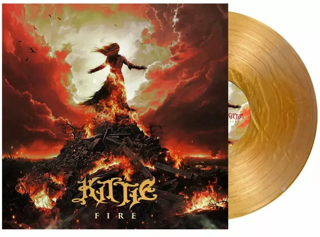 KITTIE - Fire · GOLD NUGGET LP (Nu Metal Vinyl)