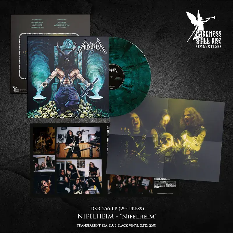 NIFELHEIM · Nifelheim (Re-Release) | SEA BLUE/BLACK LP · Bild 2 NIFELHEIM · Nifelheim (Re-Release) | SEA BLUE/BLACK LP (Black Metal Vinyl) · Bild 2