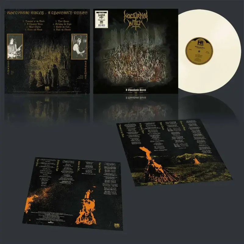 NOCTURNAL WITCH · A Thousand Pyres | BONE LP · Bild 2 NOCTURNAL WITCH · A Thousand Pyres | BONE LP (Black Metal/Thrash Metal Vinyl) · Bild 2