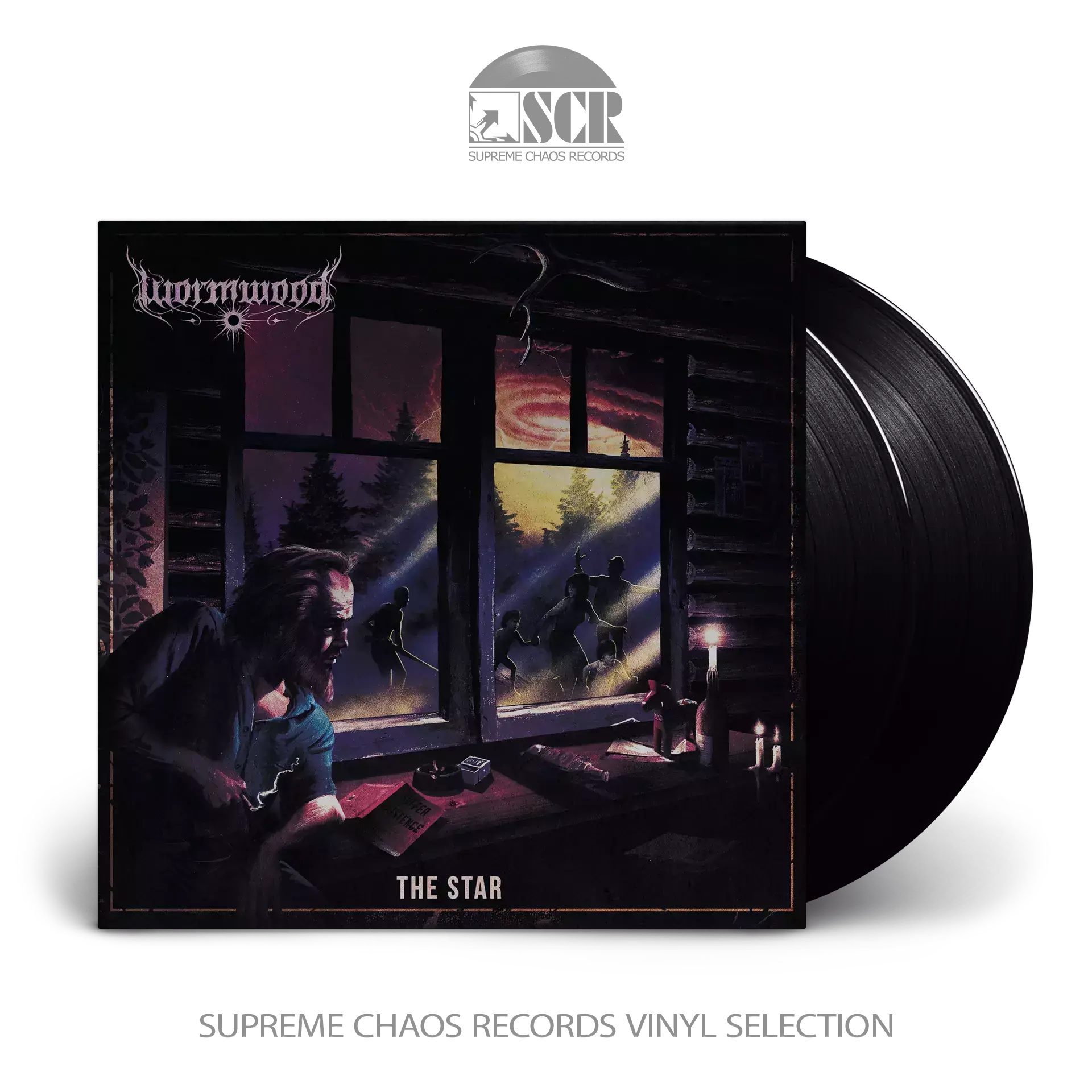 WORMWOOD - The Star · BLACK 2LP (Black Metal Vinyl)