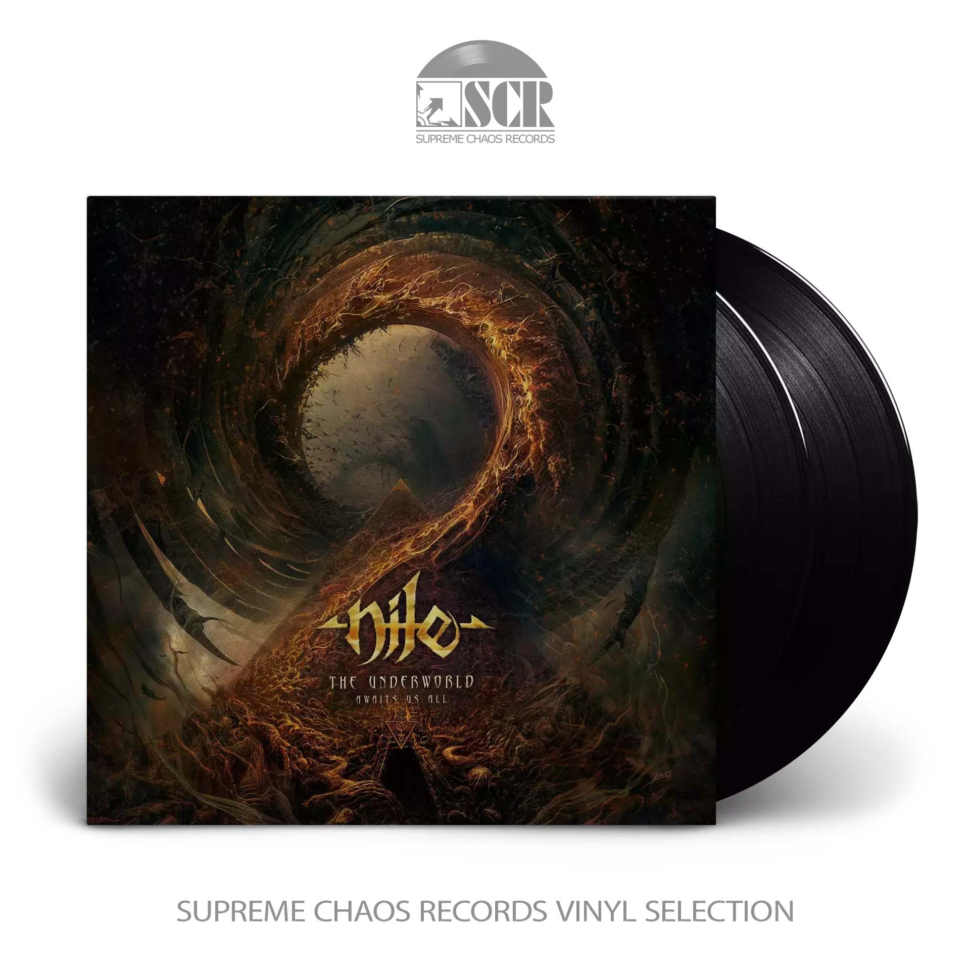 NILE - The Underworld Awaits Us All · BLACK 2LP (Death Metal Vinyl)