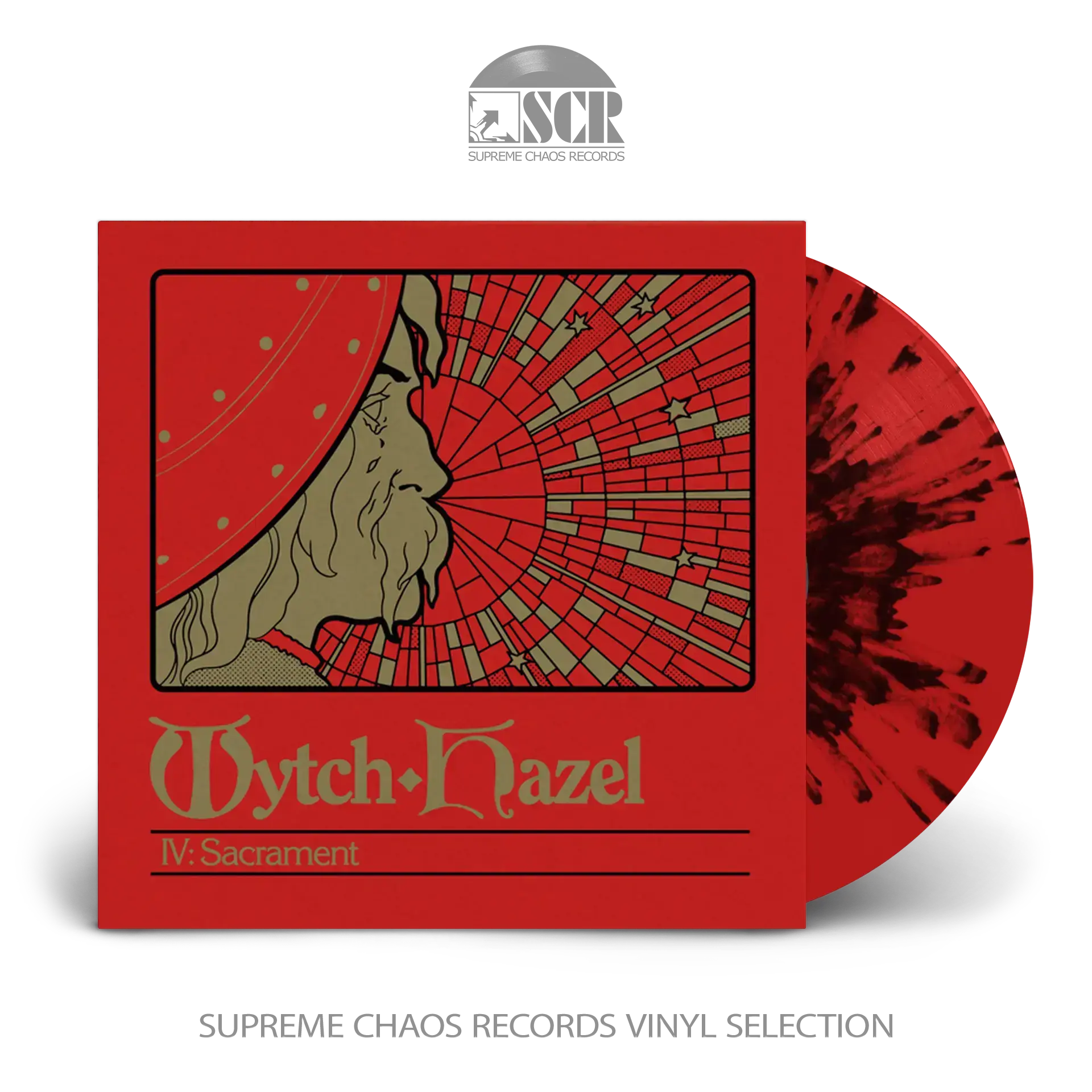 WYTCH HAZEL · IV: Sacrament | BLOODY AXE SPLATTER LP WYTCH HAZEL · IV: Sacrament | BLOODY AXE SPLATTER LP (Heavy Metal Vinyl)