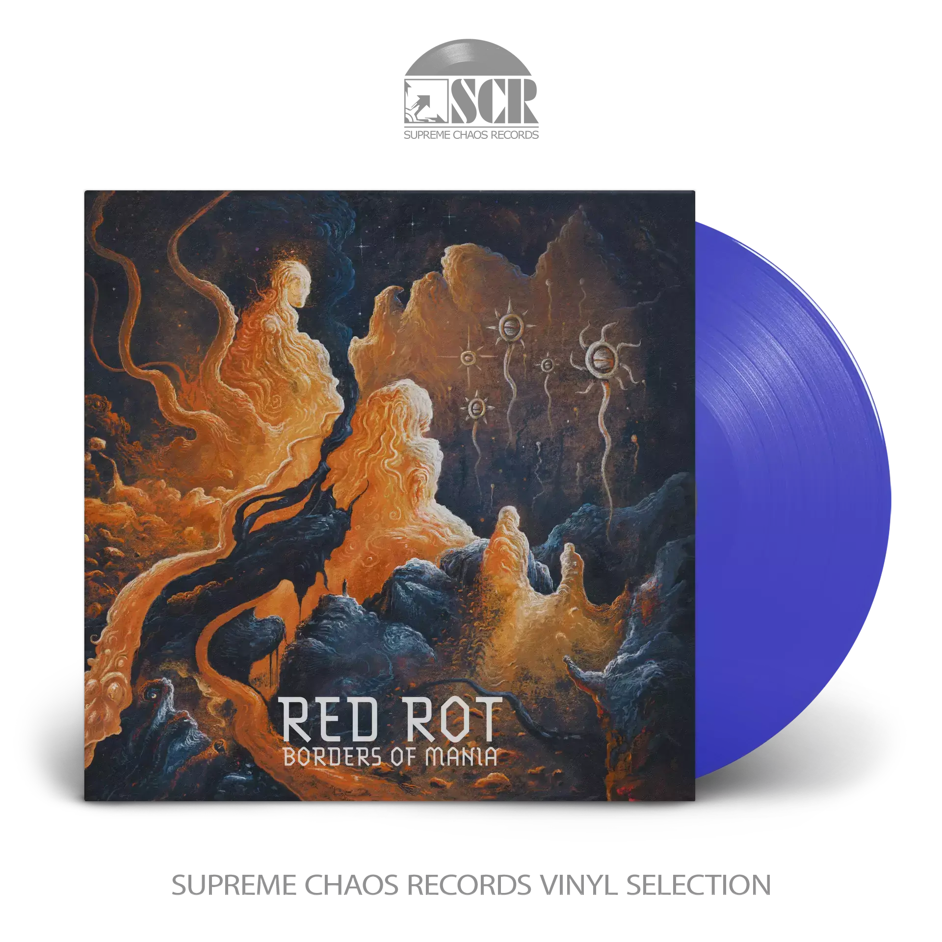 RED ROT · Borders Of Mania | TRANSPARENT BLUE LP RED ROT · Borders Of Mania | TRANSPARENT BLUE LP (Death Metal Vinyl)