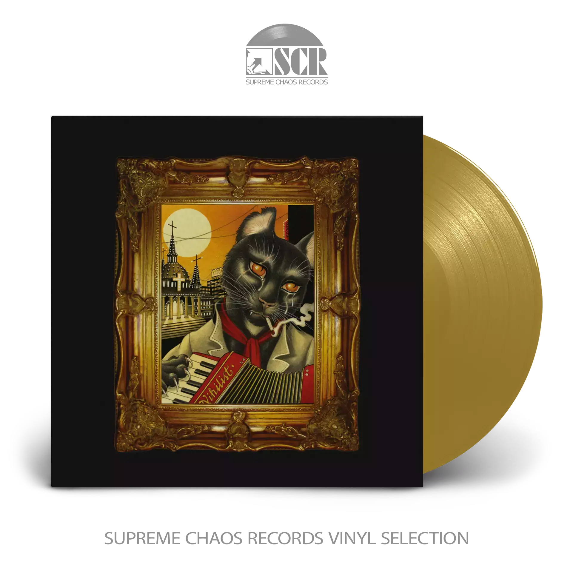 SPIRITUAL FRONT - Rotten Roma Casino · GOLD LP (Folk Vinyl)