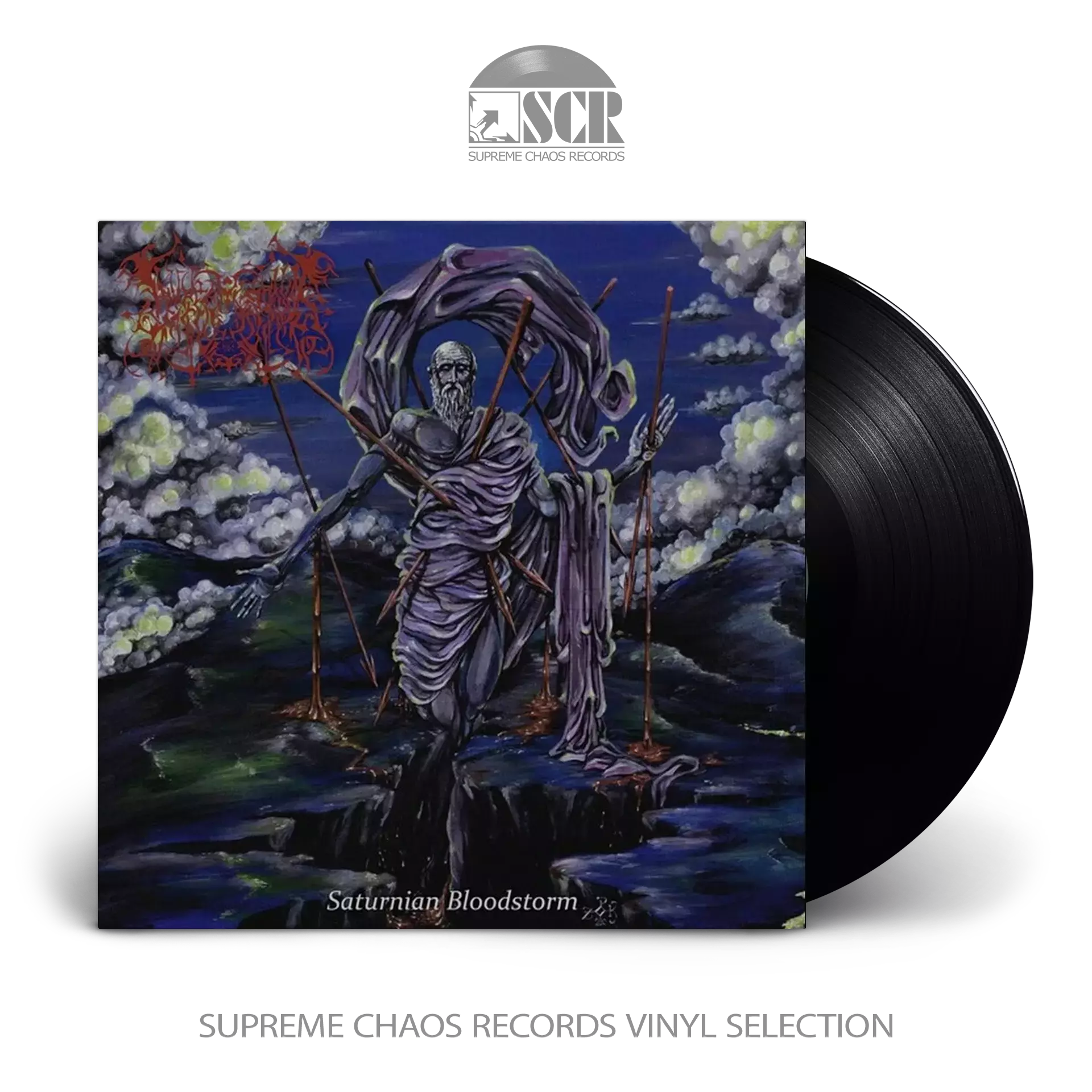 LAMP OF MURMUUR · Saturnian Bloodstorm | BLACK LP (Black Metal Vinyl)