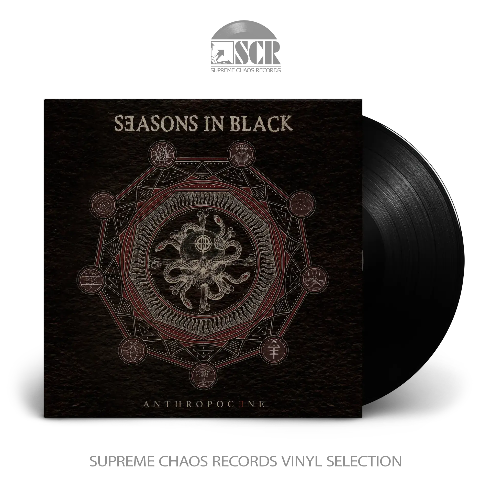 SEASONS IN BLACK · Anthropocene | BLACK LP (Death Metal Vinyl)