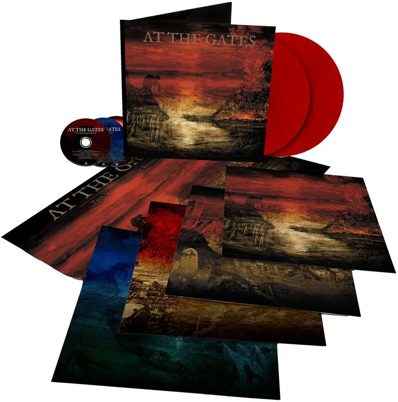AT THE GATES - The Nightmare Of Being · ARTBOOK RED LPBOOK AT THE GATES - The Nightmare Of Being · ARTBOOK RED LPBOOK (Death Metal Vinyl)