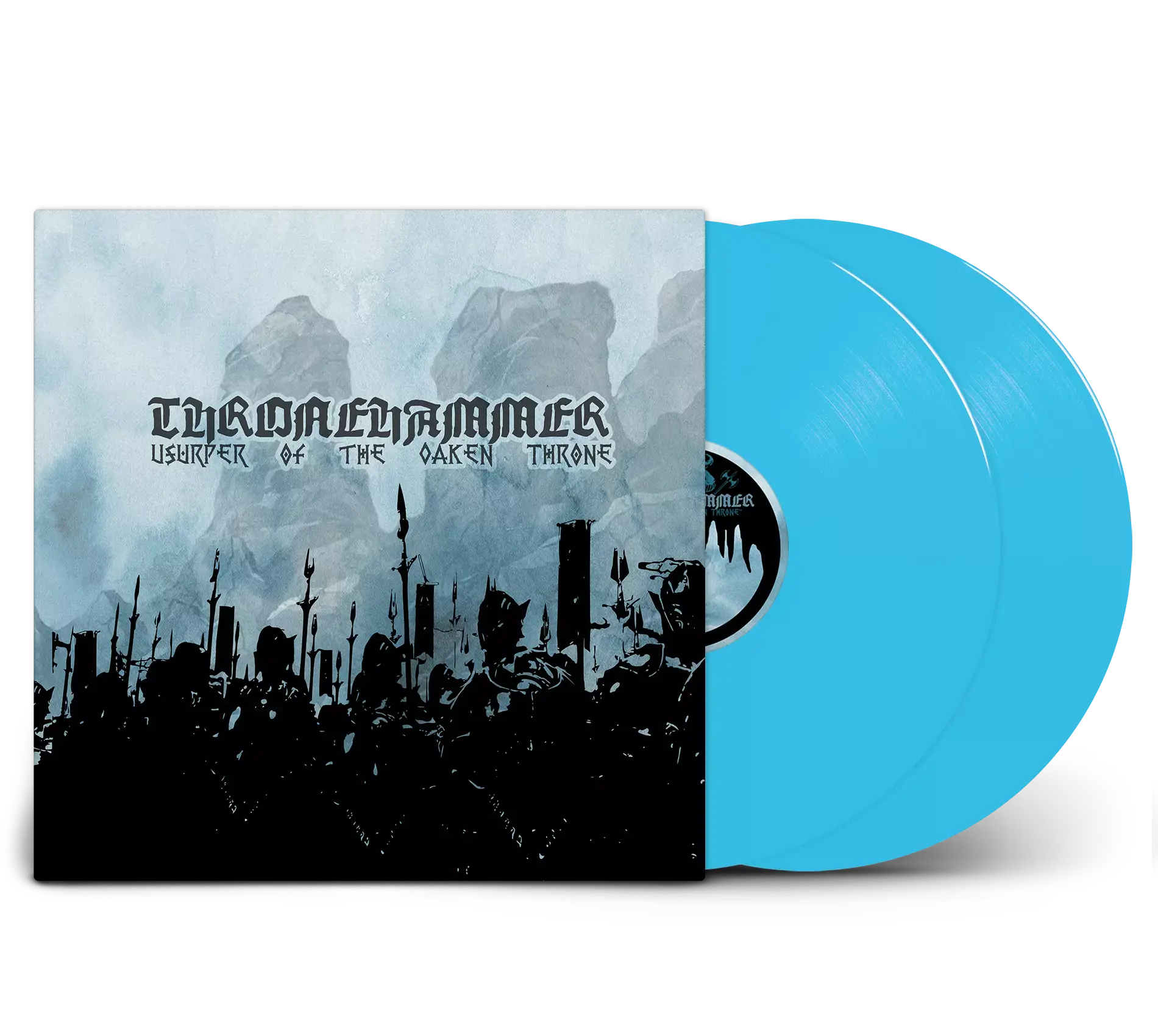 THRONEHAMMER · Usurper of the Oaken Throne | TURQUOISE 2LP THRONEHAMMER · Usurper of the Oaken Throne | TURQUOISE 2LP (Epic Metal/Doom Metal/Death Metal Vinyl)