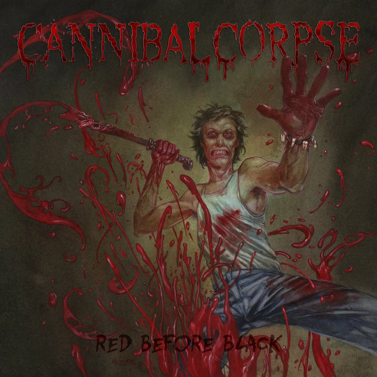 CANNIBAL CORPSE · Red Before Black | BLACK LP (Death Metal Vinyl) · Bild 1