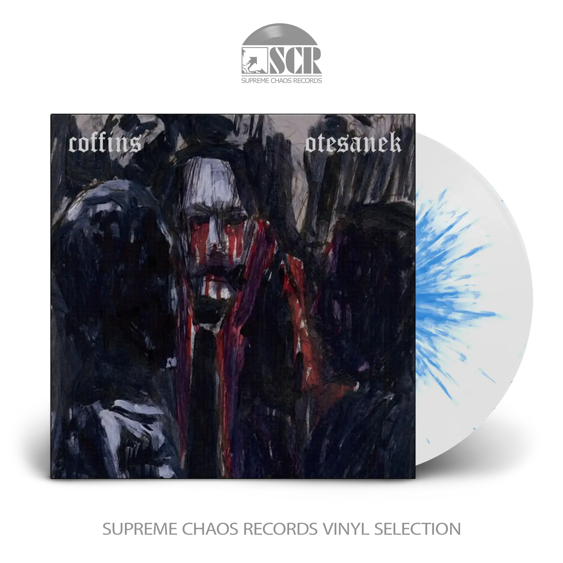 COFFINS / OTESANEK · Split | CLEAR/BLUE LP COFFINS / OTESANEK · Split | CLEAR/BLUE LP (Death Metal Vinyl)