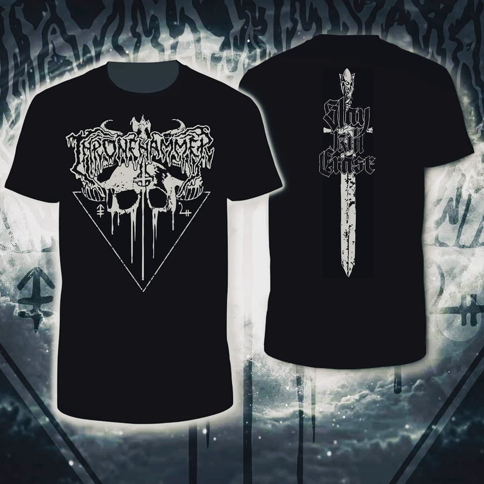 THRONEHAMMER - Slay Kill Erase · T-SHIRT THRONEHAMMER - Slay Kill Erase · T-SHIRT (Doom Metal Clothes)