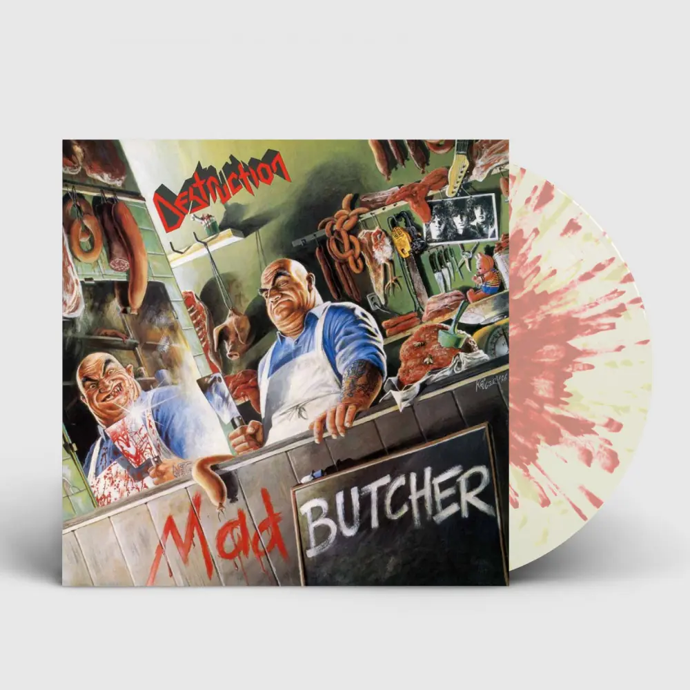 DESTRUCTION - Mad Butcher · CLEAR/YELLOW/RED LP (Thrash Metal Vinyl)