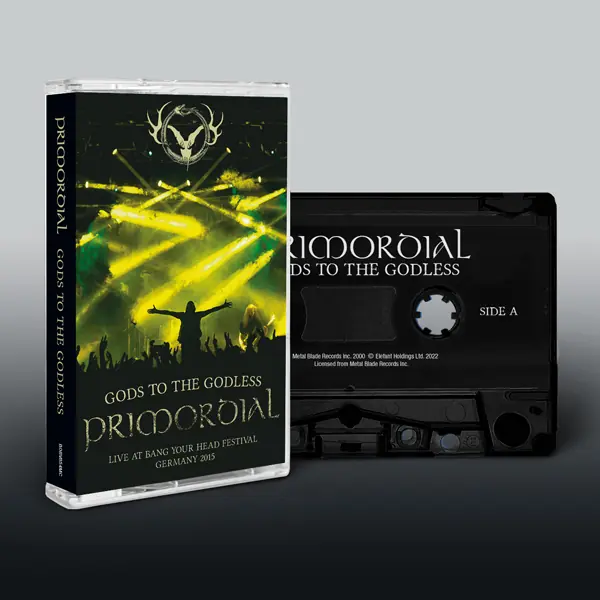 PRIMORDIAL - Gods To The Godless - Live At Bang Your Head · BLACK TAPE (Black Metal Tapes)