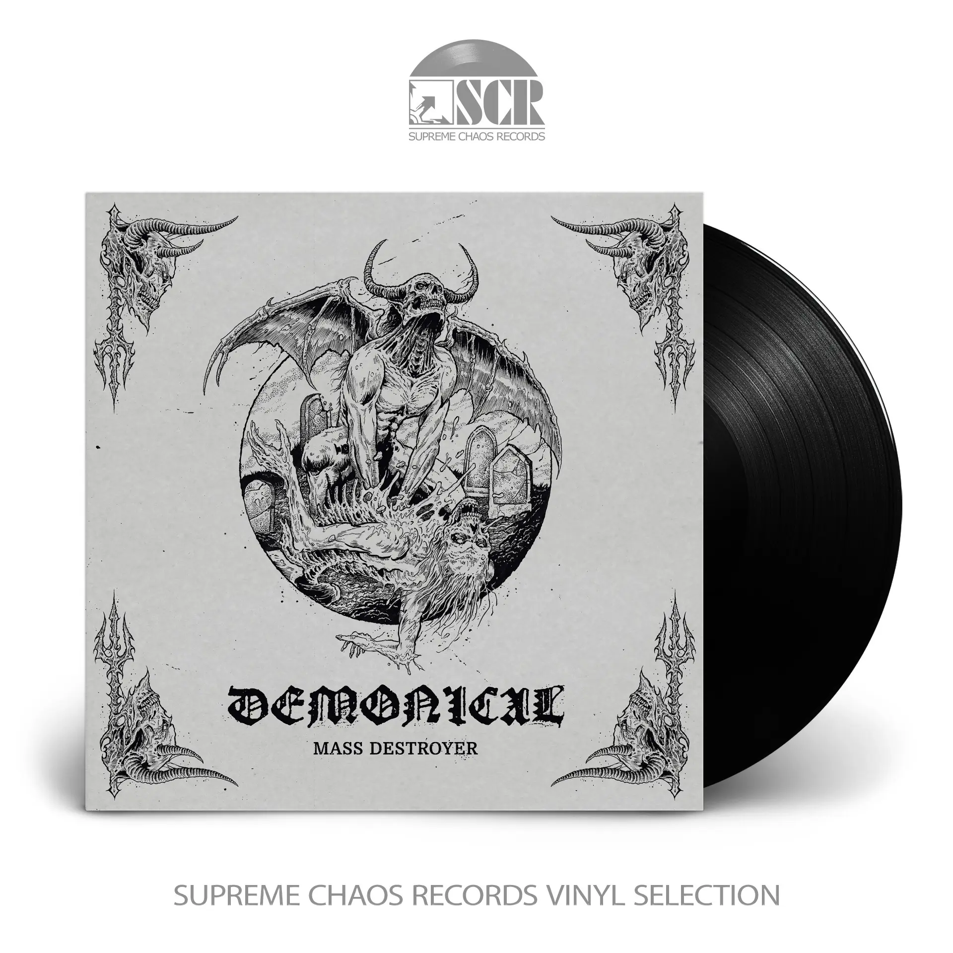 DEMONICAL - Mass Destroyer · BLACK LP DEMONICAL - Mass Destroyer · BLACK LP (Death Metal Vinyl)