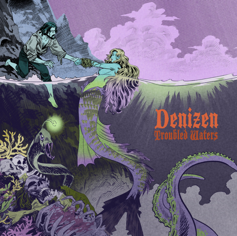 DENIZEN - Troubled Waters · PINK LP · Bild 1 DENIZEN - Troubled Waters · PINK LP (Stoner Rock Vinyl) · Bild 1