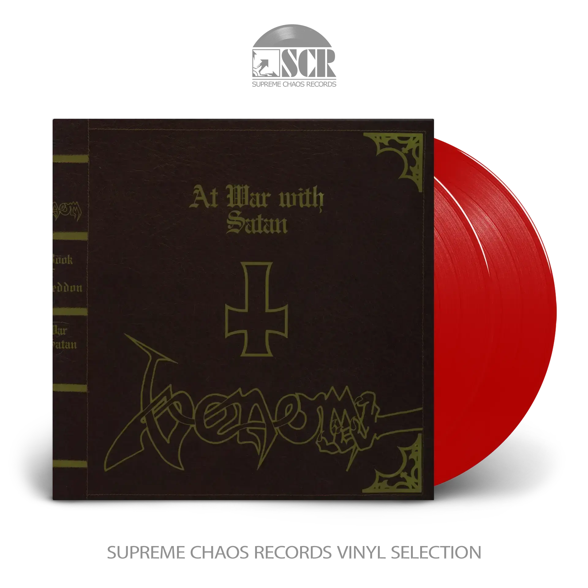 VENOM · At War With Satan (B-Stock) | RED 2LP (Heavy Metal Vinyl)