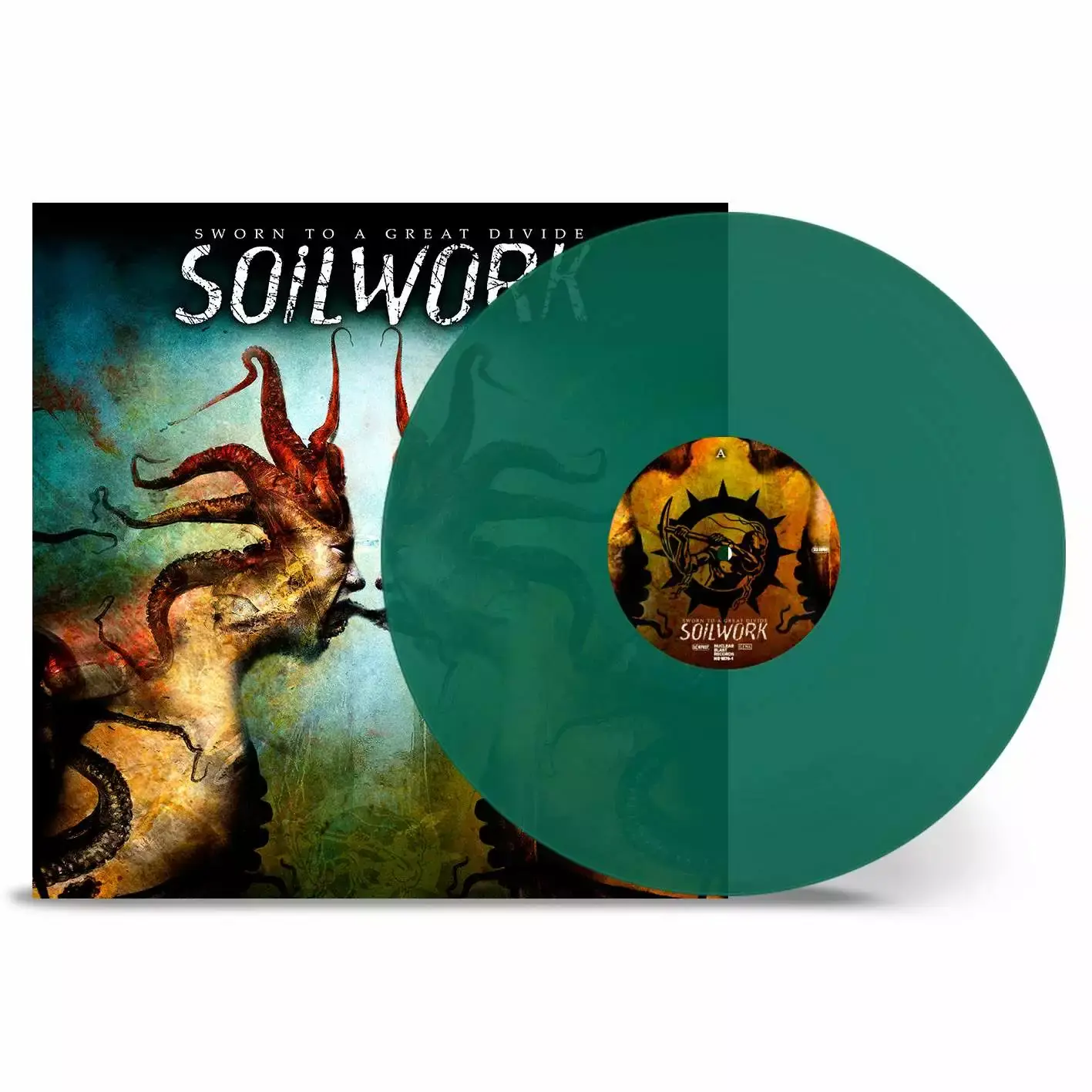 SOILWORK - Sworn To A Great Divide · TRANSPARENT GREEN LP (Melodic Death Metal Vinyl)