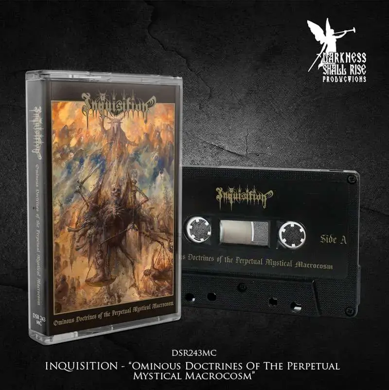 INQUISITION · Ominous Doctrines Of The Perpetual Mystical Macrocosm | BLACK TAPE (Black Metal Tapes)