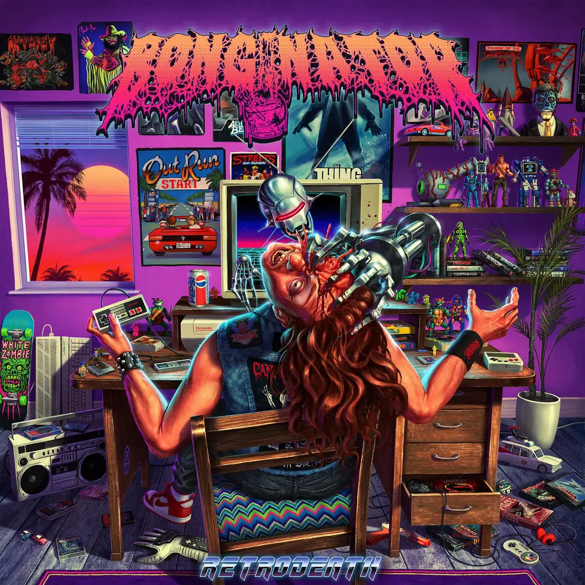 BONGINATOR - Retrodeath · YELOW/BLACK LP · Bild 1 BONGINATOR - Retrodeath · YELOW/BLACK LP (Death Metal Vinyl) · Bild 1