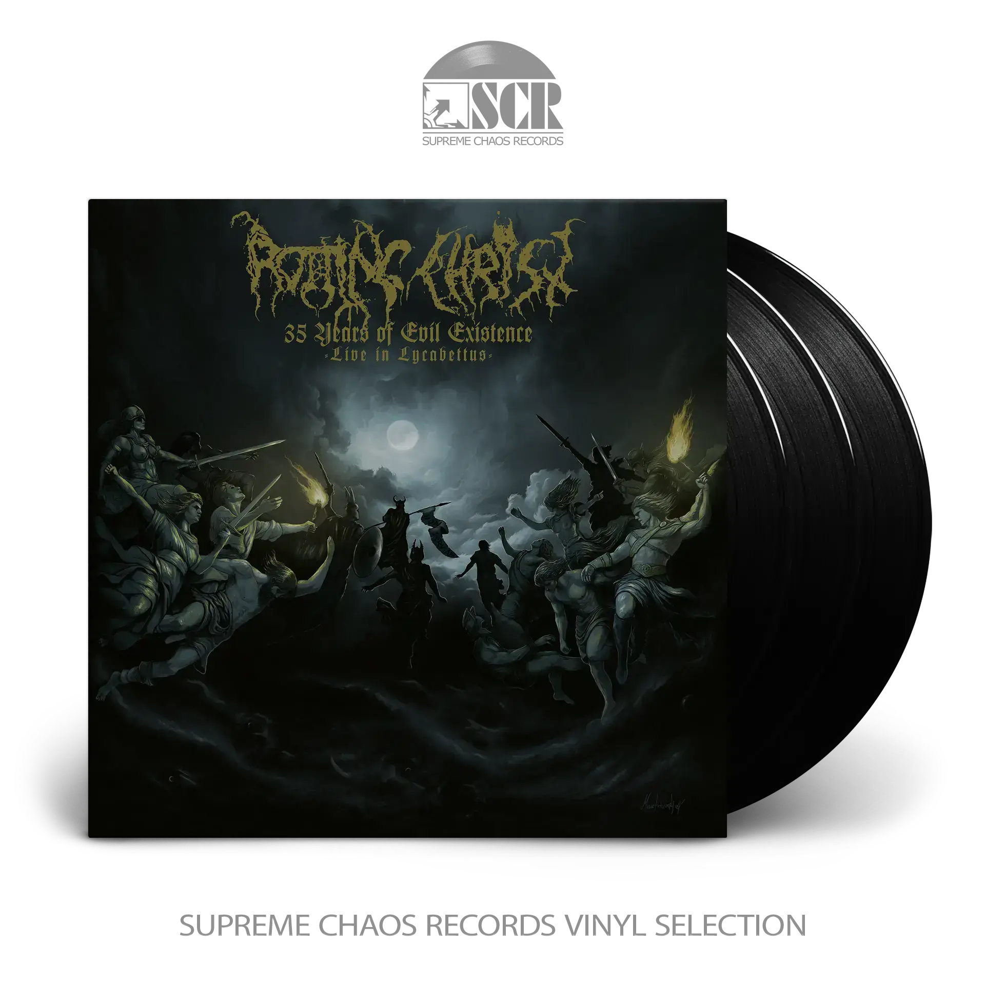 ROTTING CHRIST · 35 Years Of Evil Existence - Live In Lycabettus | BLACK 3LP (Black Metal/Death Metal Vinyl)