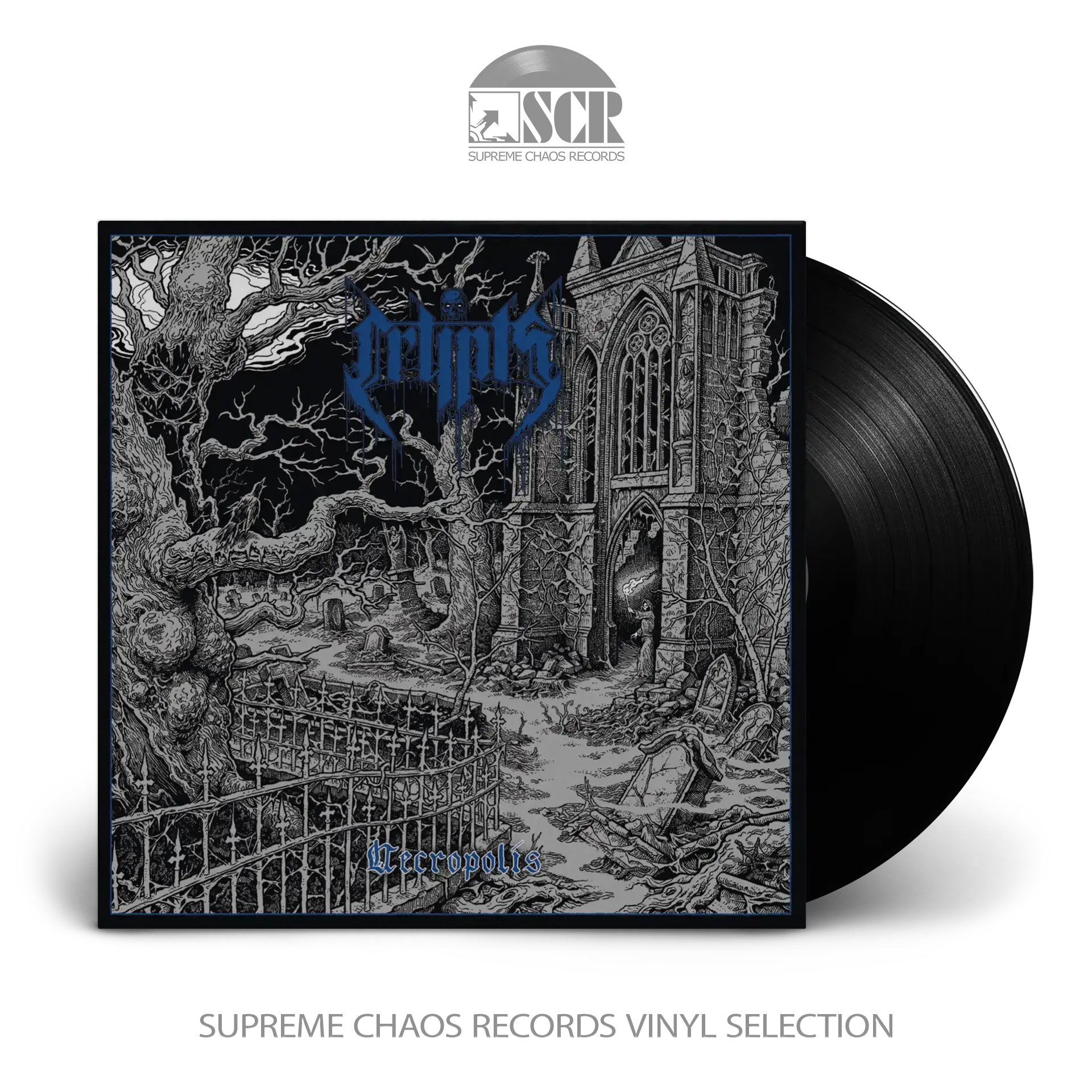 CRYPTS - Necropolis · BLACK LP CRYPTS - Necropolis · BLACK LP (Death Metal Vinyl)