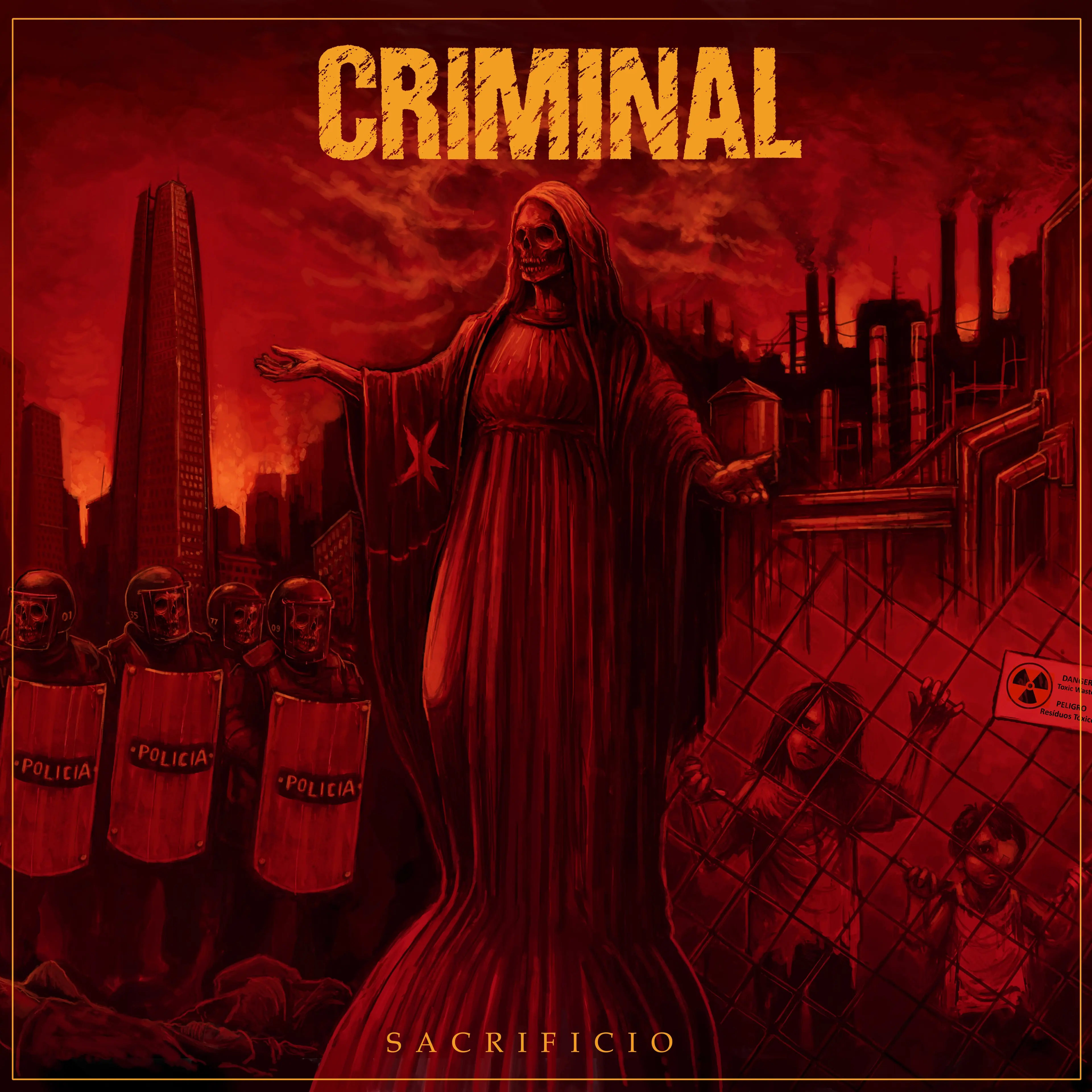 CRIMINAL - Sacrificio · GOLD LP (Thrash Metal Vinyl) · Bild 1
