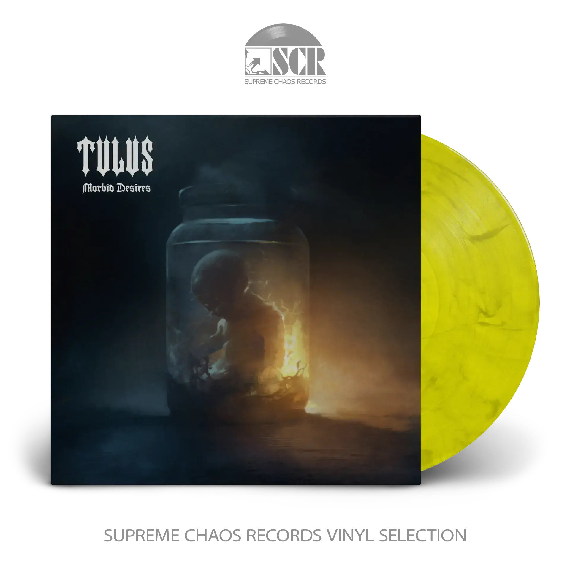 TULUS - Morbid Desires · TRANSPARENT YELLOW/BLACK GALAXY LP (Black Metal Vinyl)