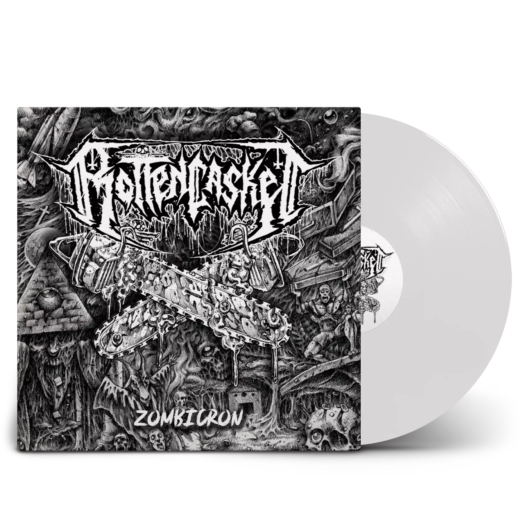ROTTEN CASKET - Zombicron · WHITE LP